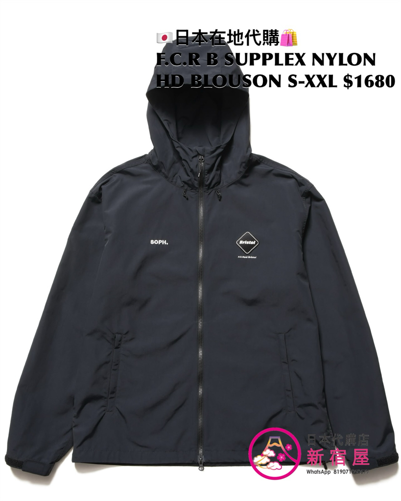 F.C.REAL BRISTOL SUPPLEX NYLON COACH JACKET/ HOODED BLOUSON/ EASY PANTS/ CAP