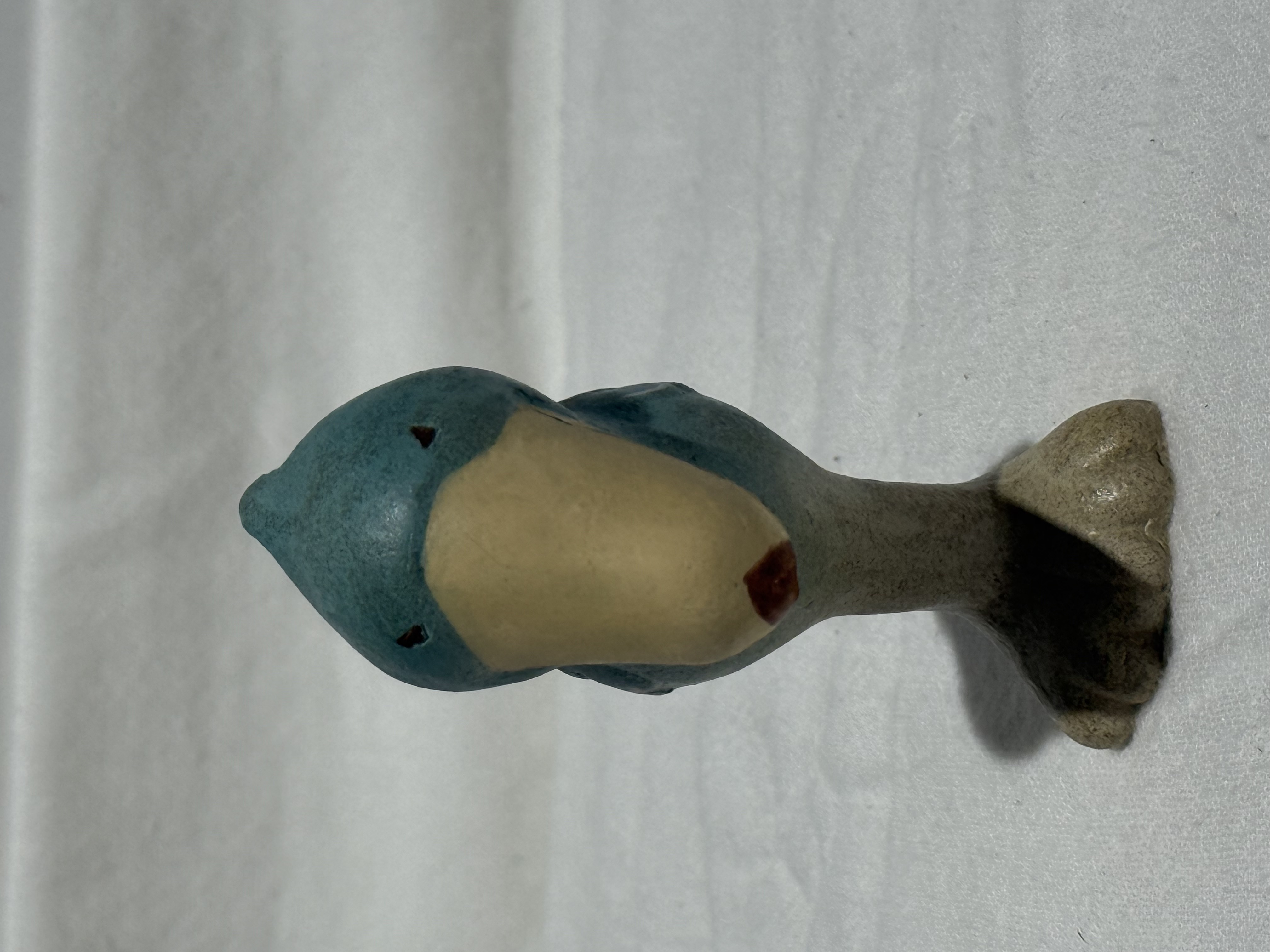 木頭擺件 大嘴鳥 日本作家器 鲸头鹳