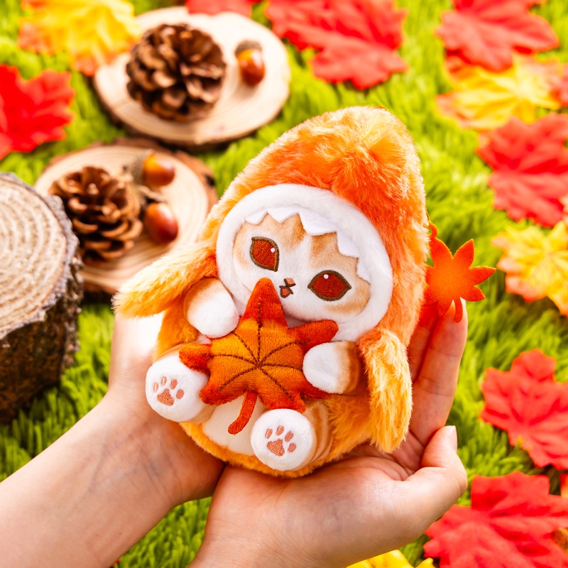 🌸 【預訂】楓葉造型公仔掛飾 - Mofusand 18/9新品