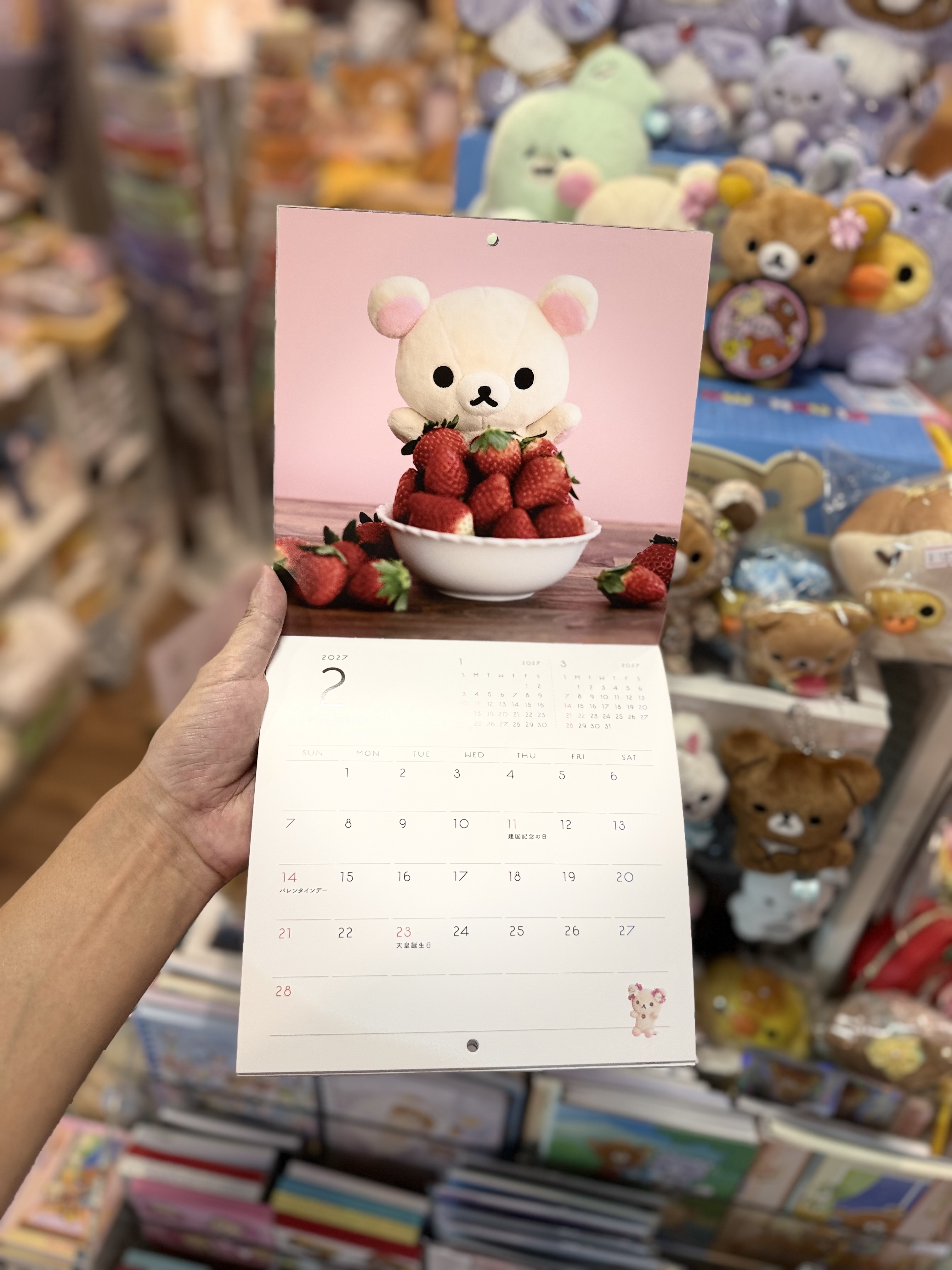 《現貨》全新Rilakkuma 寫真系列2027年日版掛暦