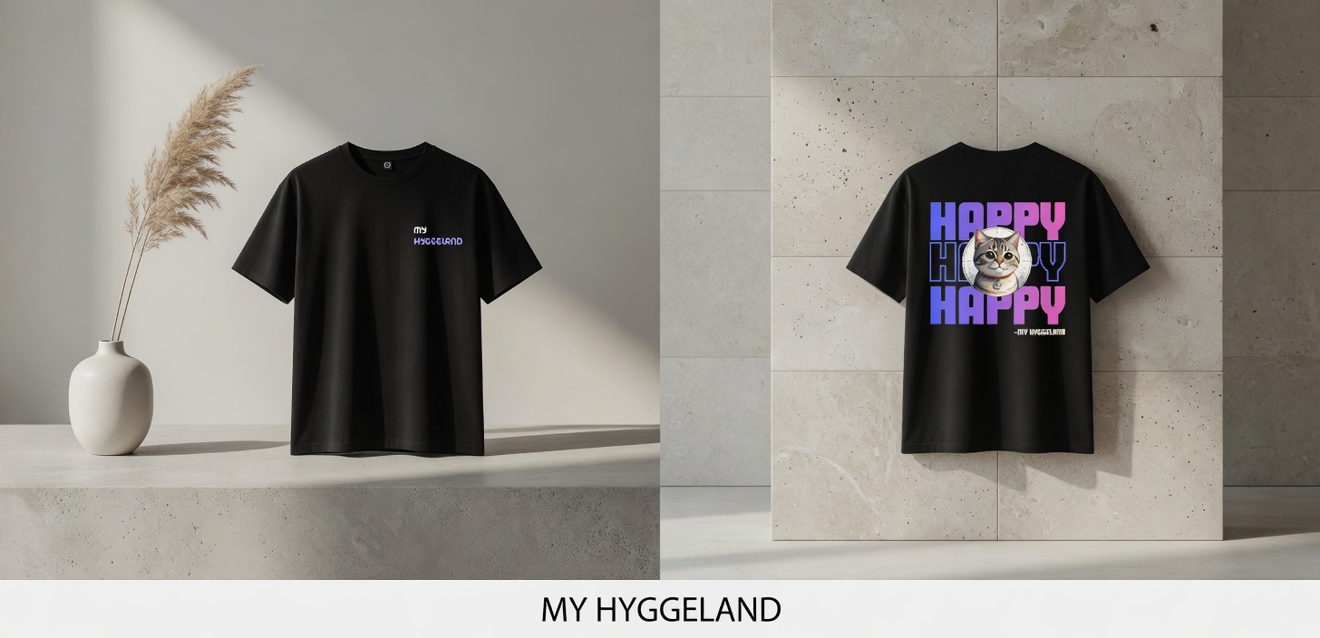 My Hyggeland 短袖T恤- MoodLifter心情提升家(男女同款)