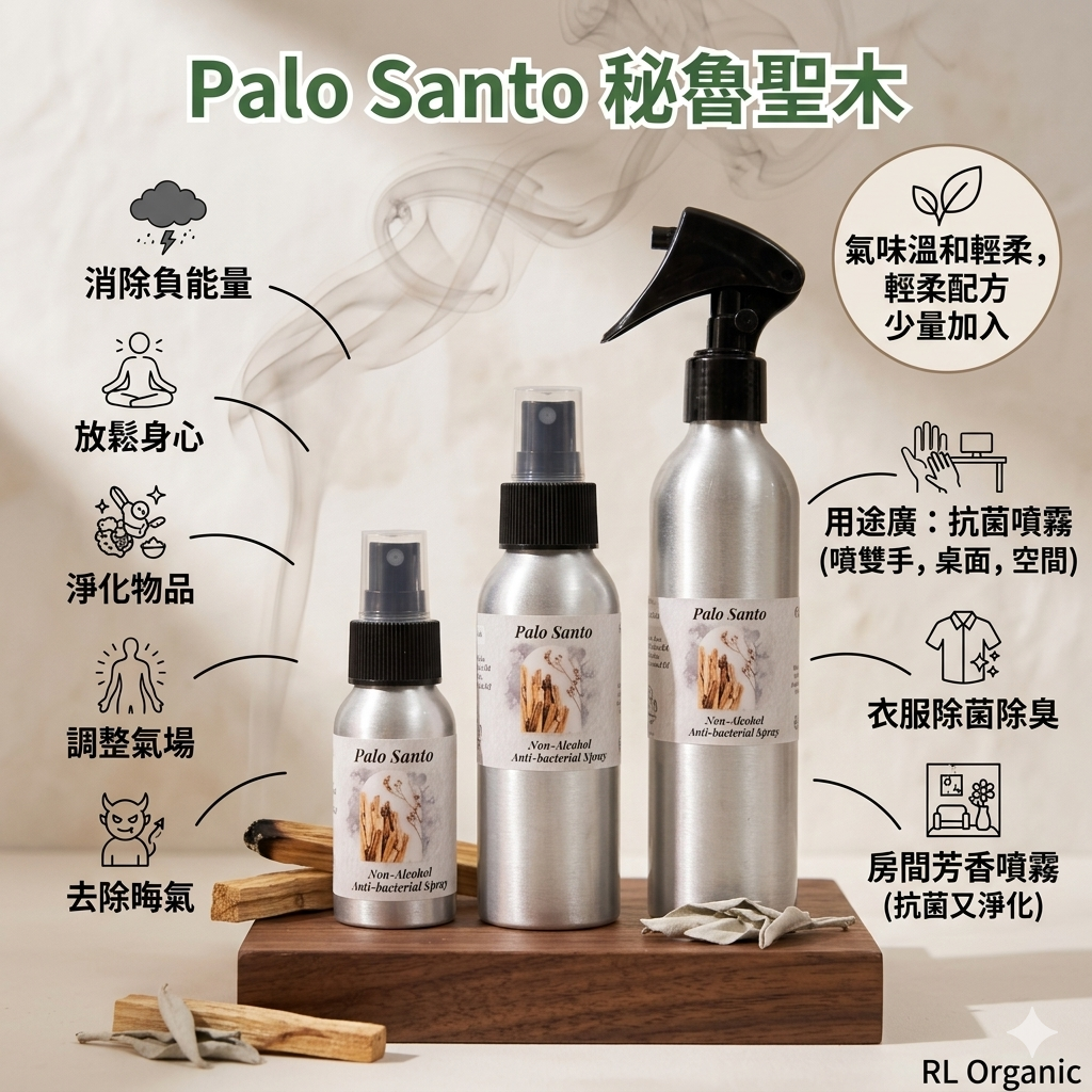 RL Breathe Out Love 秘魯聖木抗菌噴霧(無酒精) 50ml / 100ml / 250ml