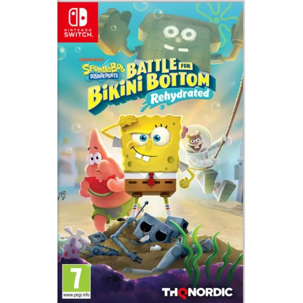 (🔥FLASH SALE🔥) SpongeBob SquarePants: Battle for Bikini Bottom – Rehydrated (Nintendo Switch) Digital Download