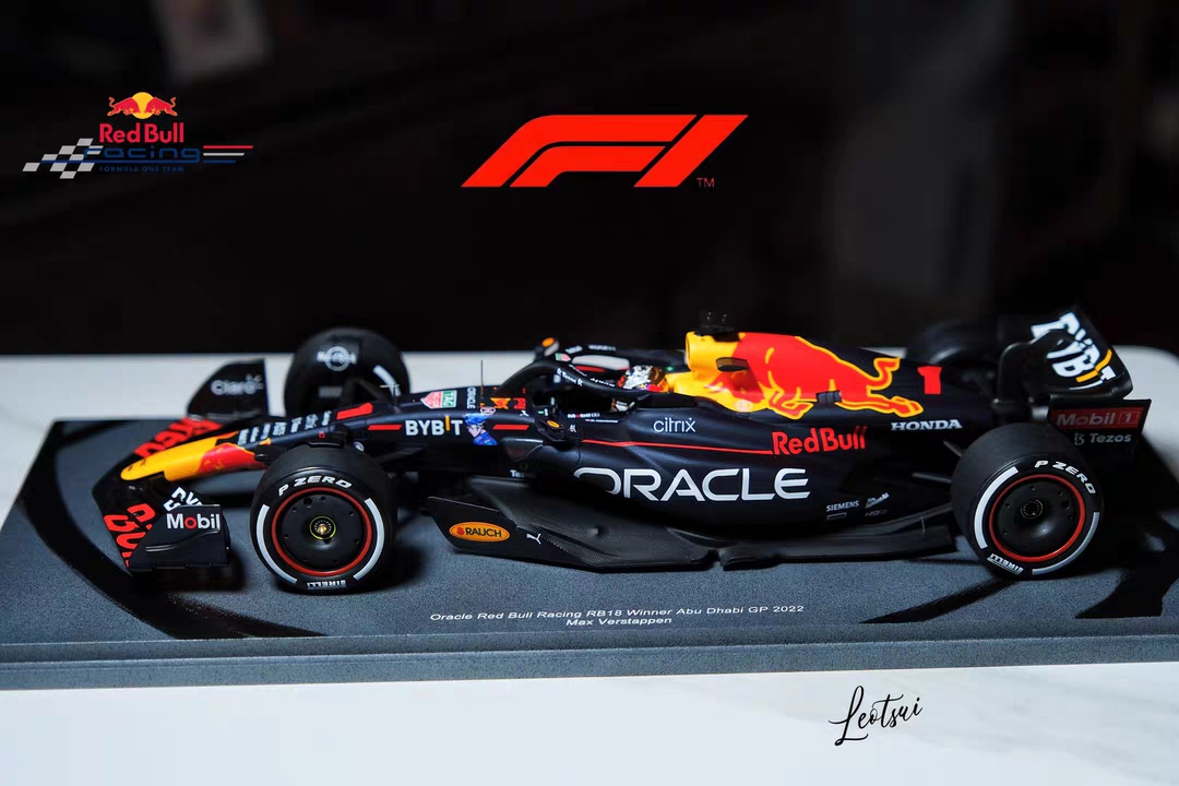 Spark 1/18 2022阿布扎比站 RB18 维斯塔潘F1 