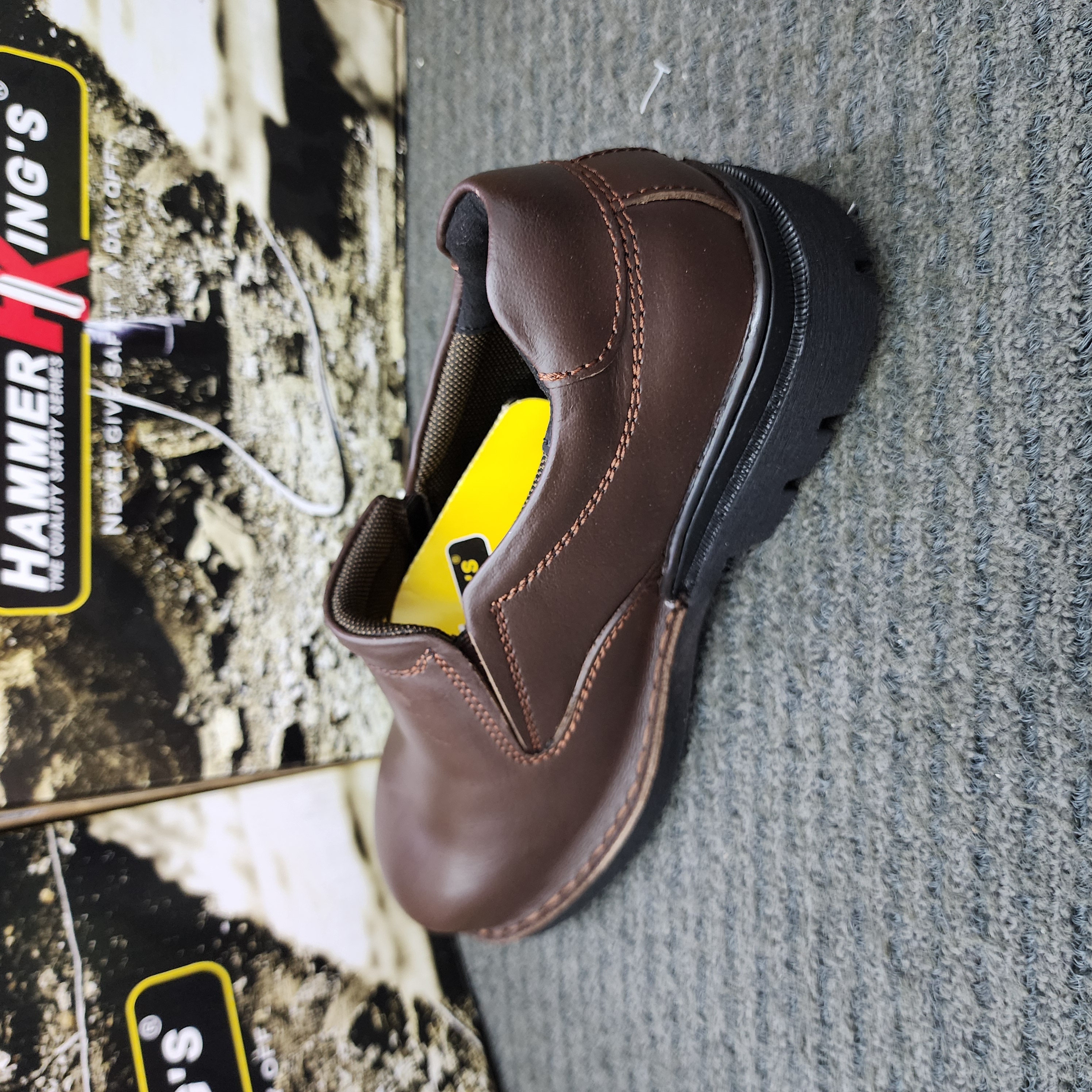 Hammer King SAFETY SHOES HK 13001 Safety Shoes Boots Steel Toe Cap Steel Mid Plate SIRIM and DOSH Approved Kasut Keselamatan