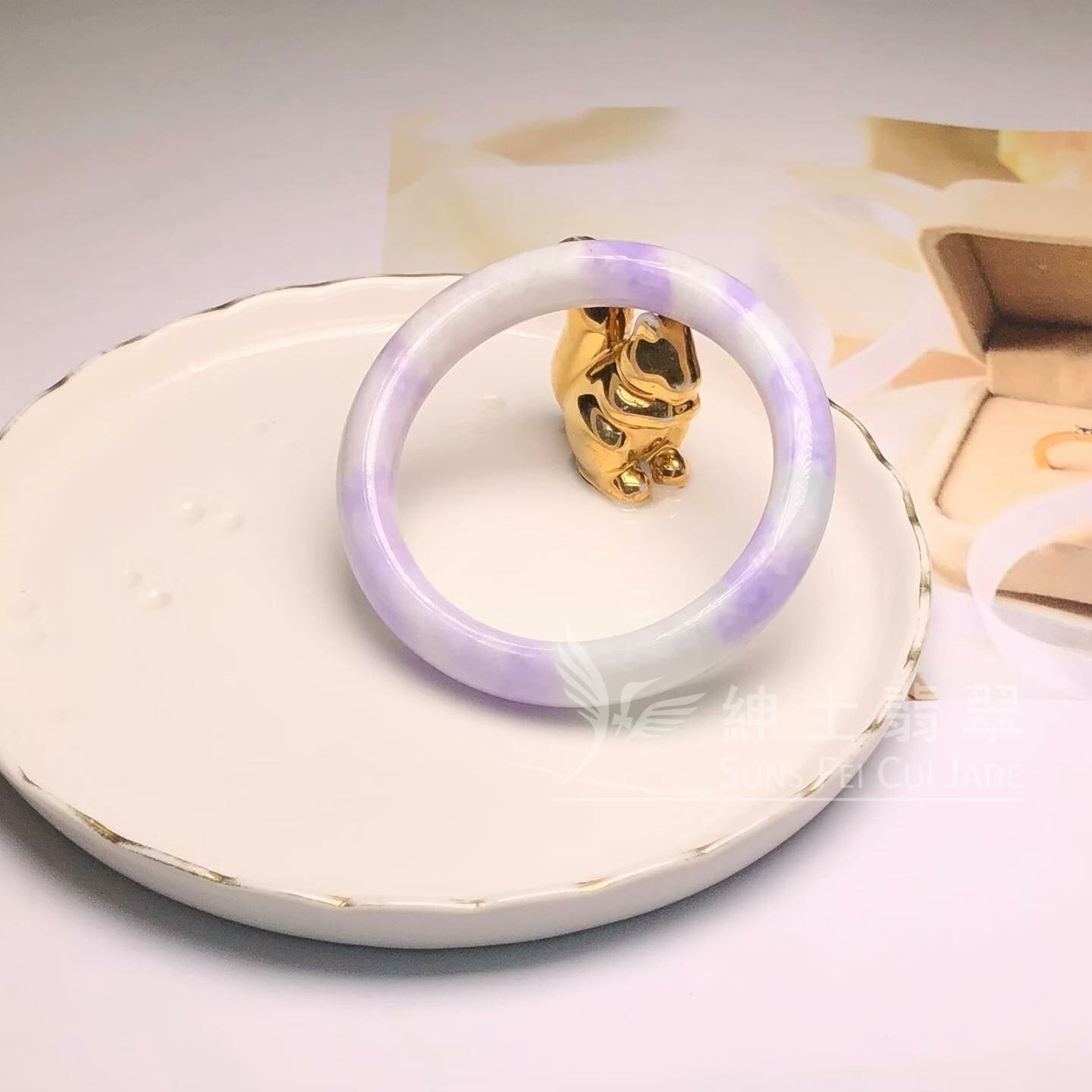 木那濃色藍紫福鐲52.7mm