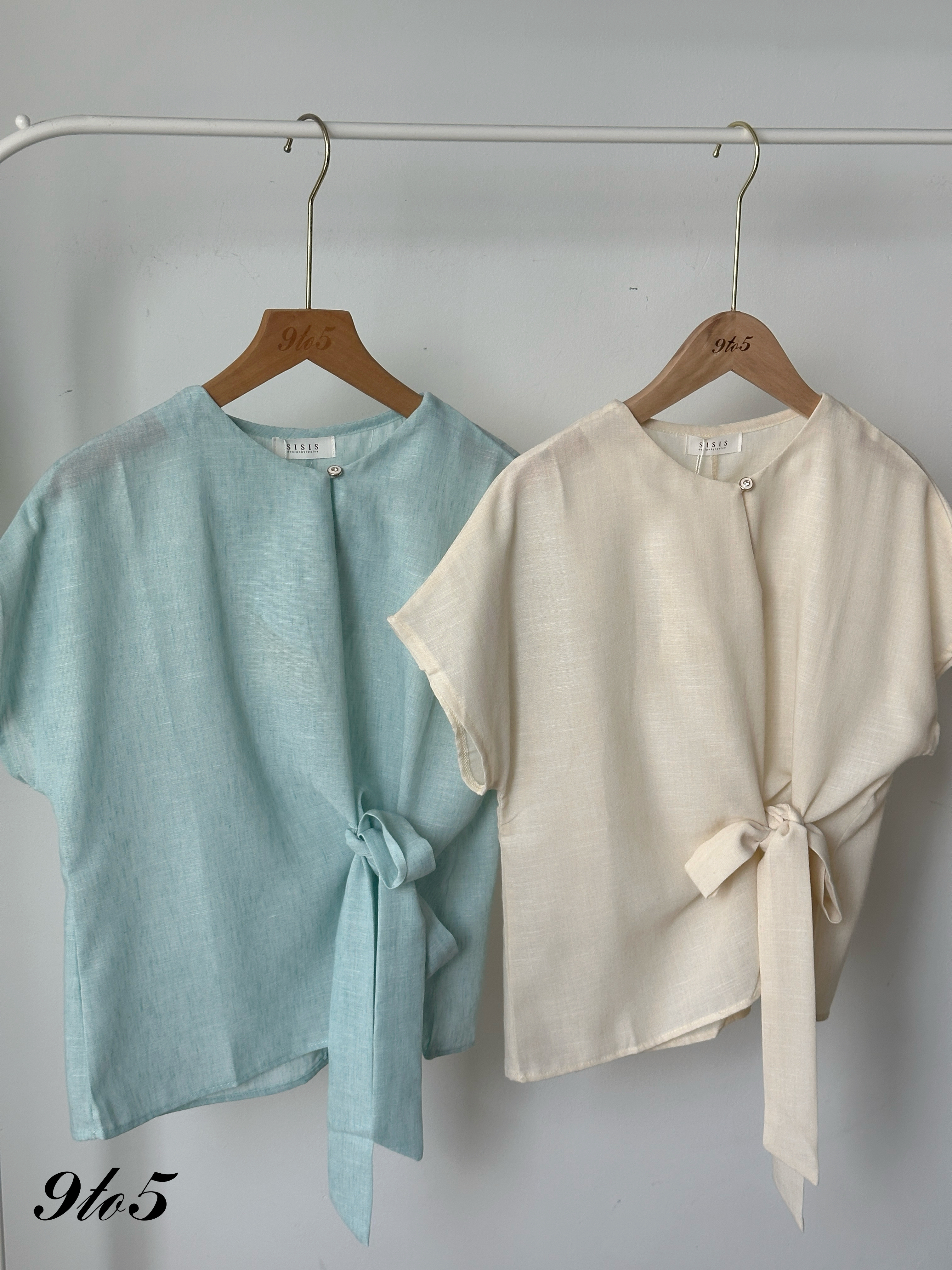 T4211 Tie Waist Top - 4 Colors
