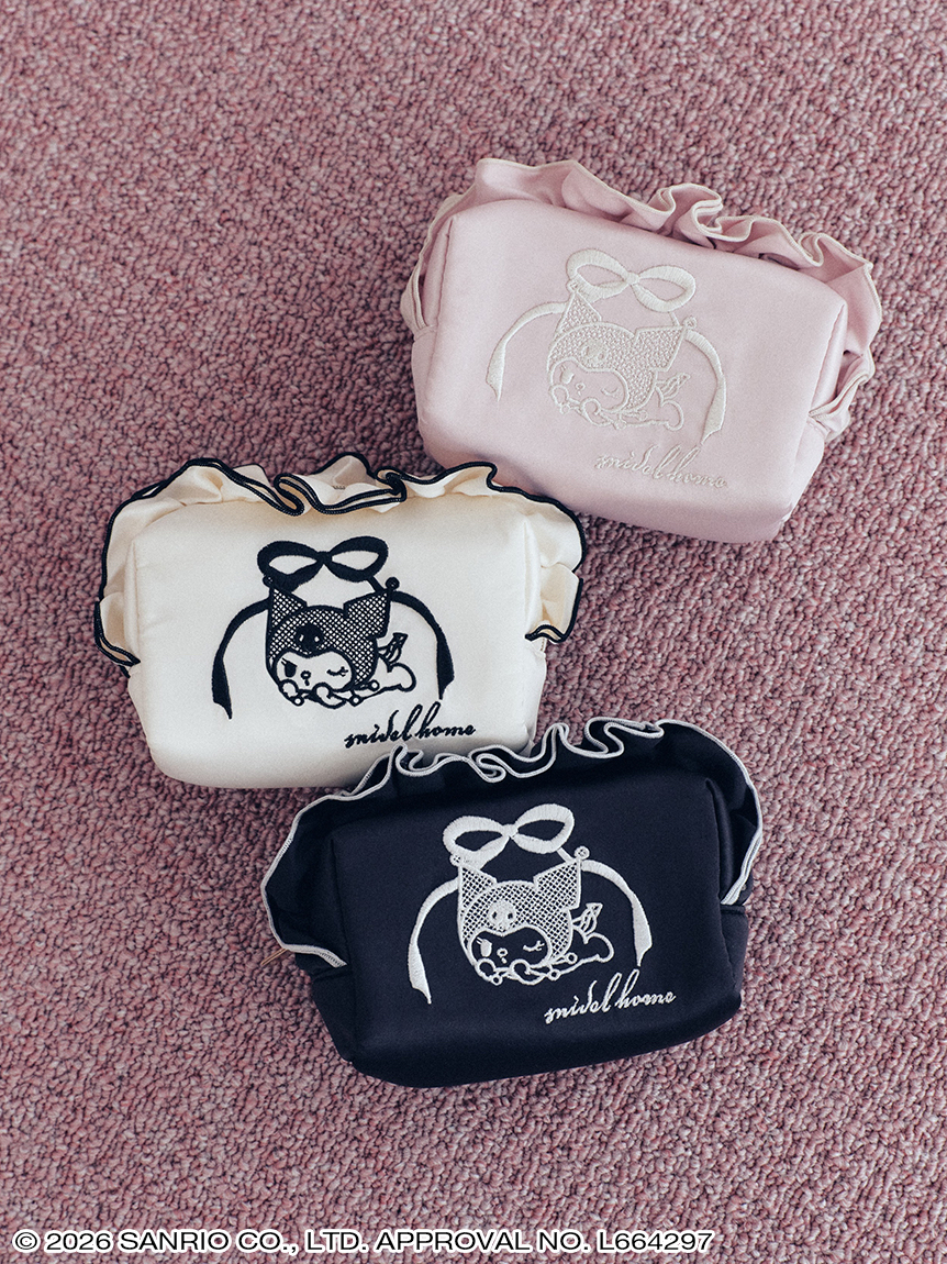 🎀【預訂】SNIDEL HOME x Kuromi 化妝包 W