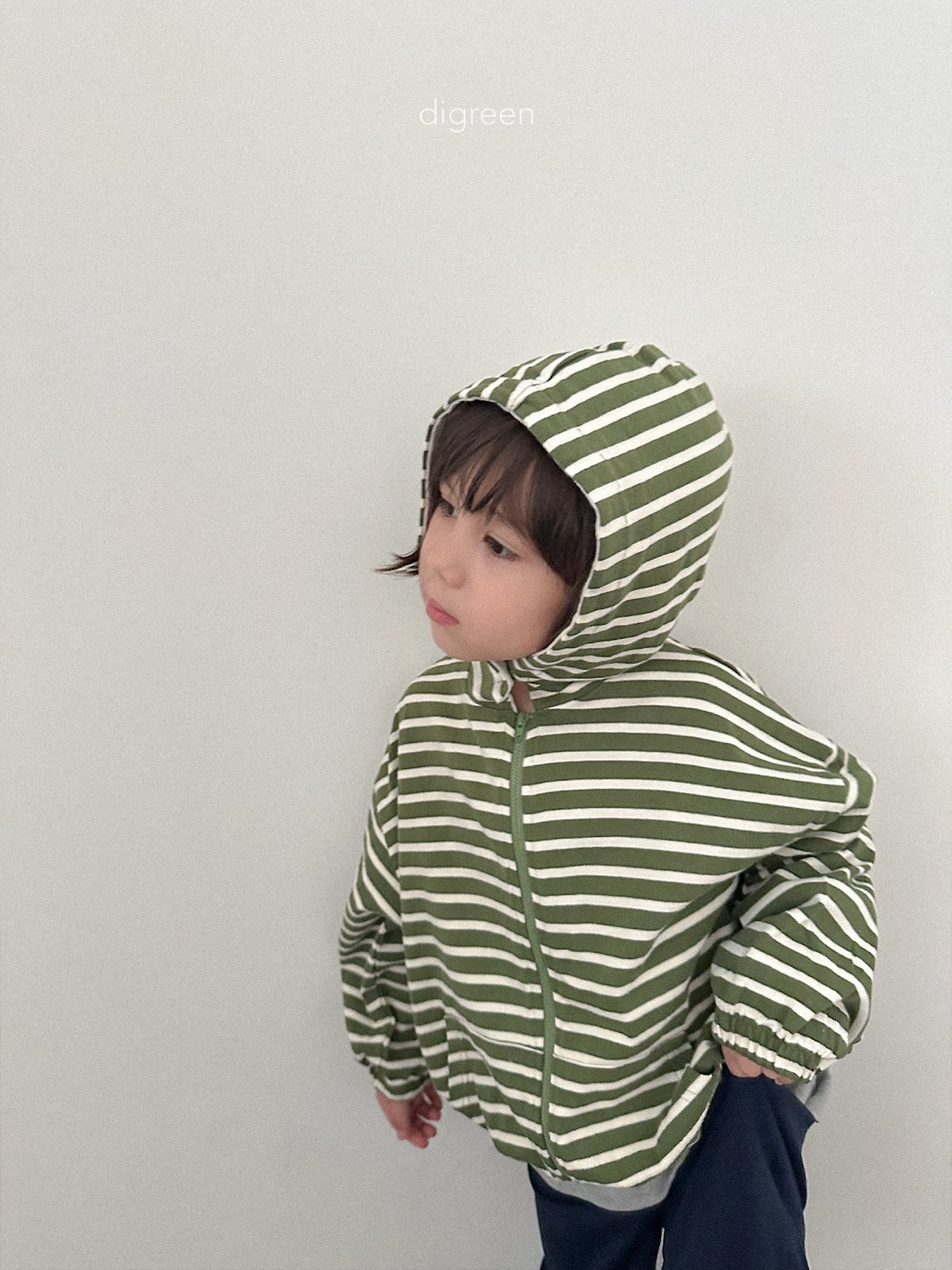 Digreen | candy hood zip-up 