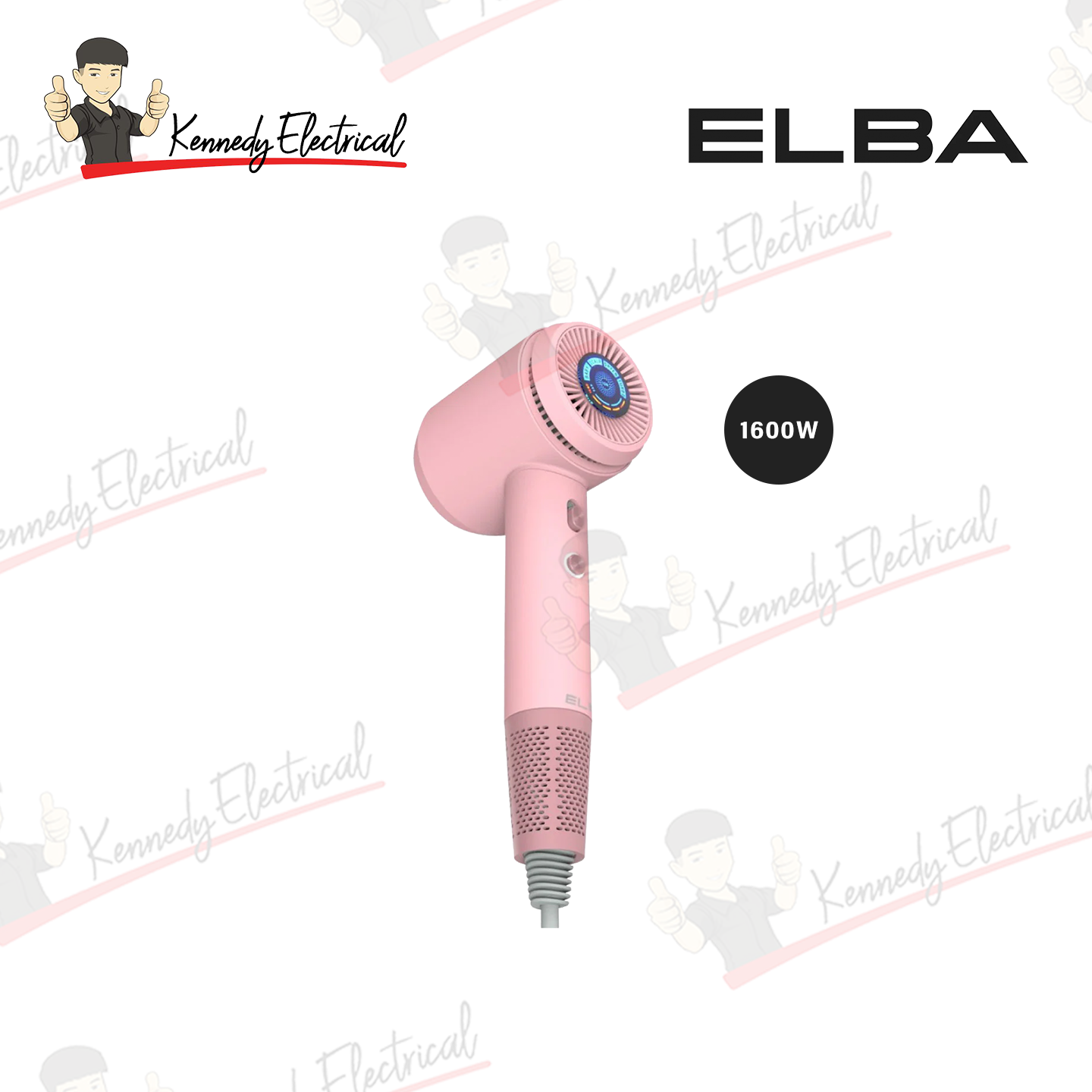 Elba 1600W Airlux Dc Motor Hair Dryer (Candy Pink) EHD-Q4643D(PK)