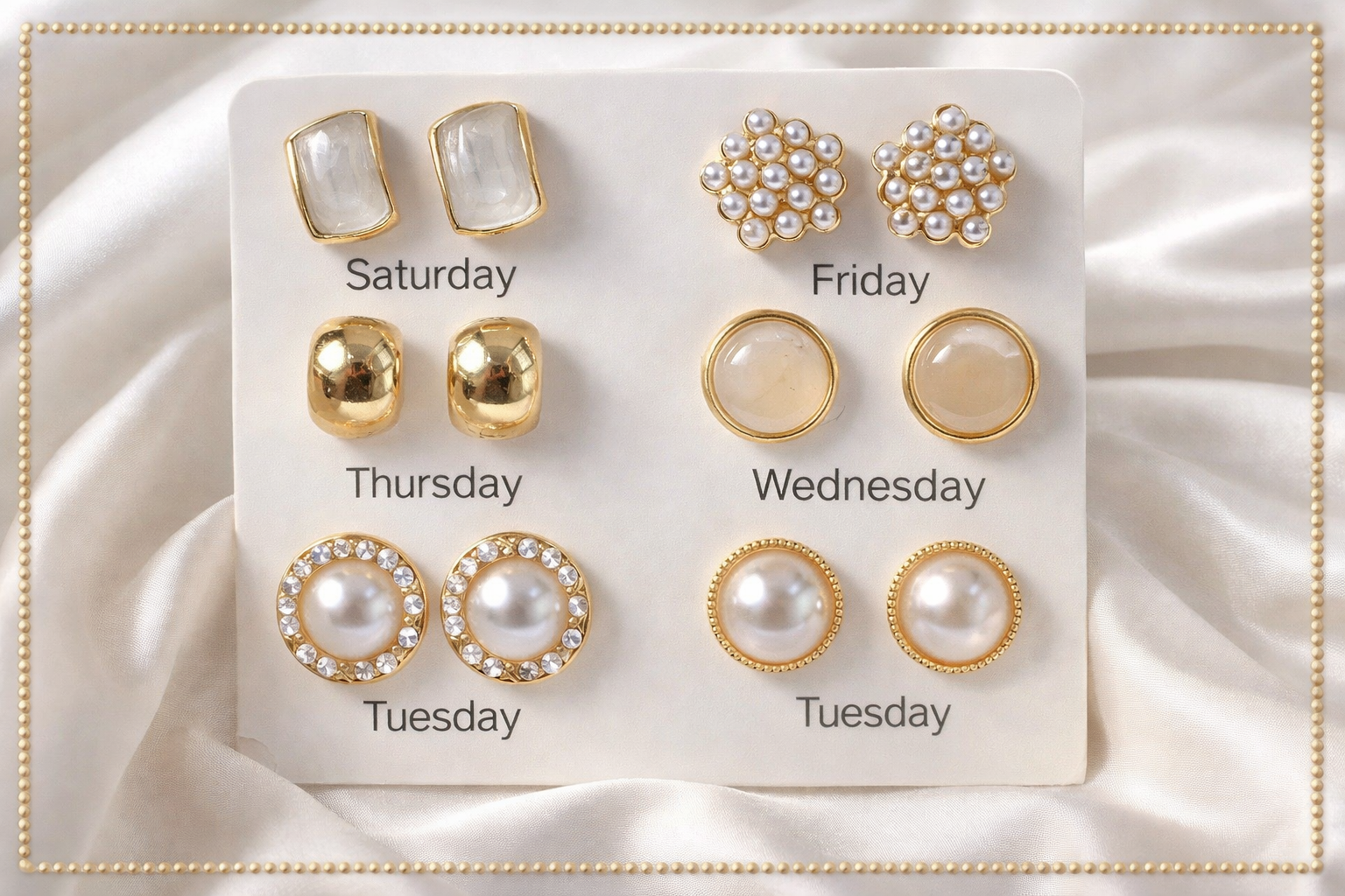 Everyday Stud Earrings Set