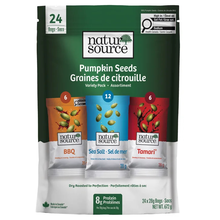 加拿大直送  Nature Source 南瓜籽 （24包x28g）