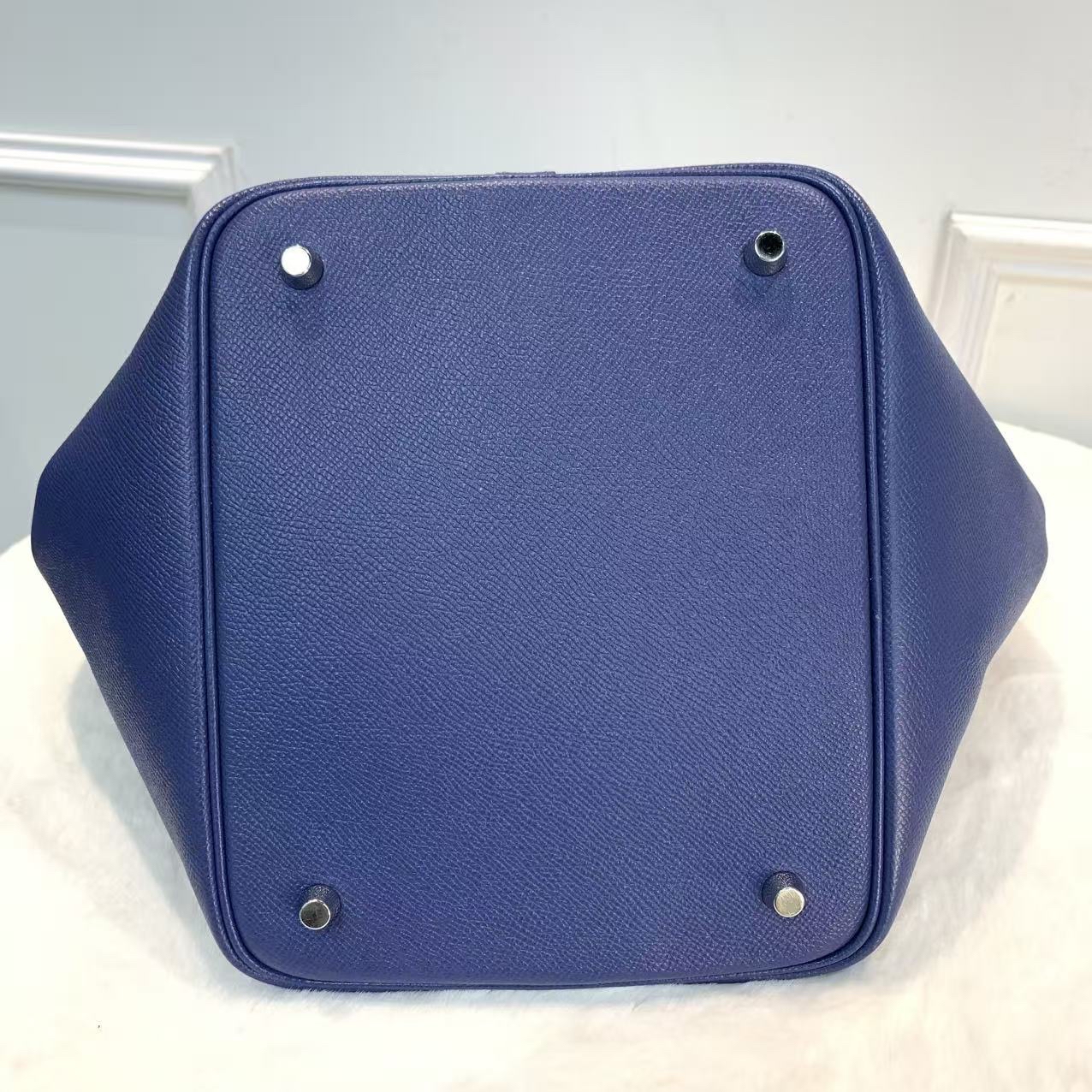 Hermes Picotin22 菜籃子銀扣水桶包 