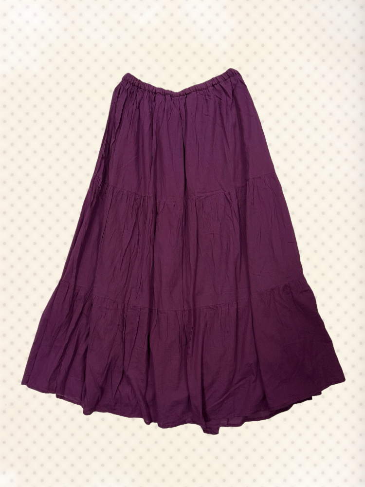 [On sale]Dark Purple Skirt