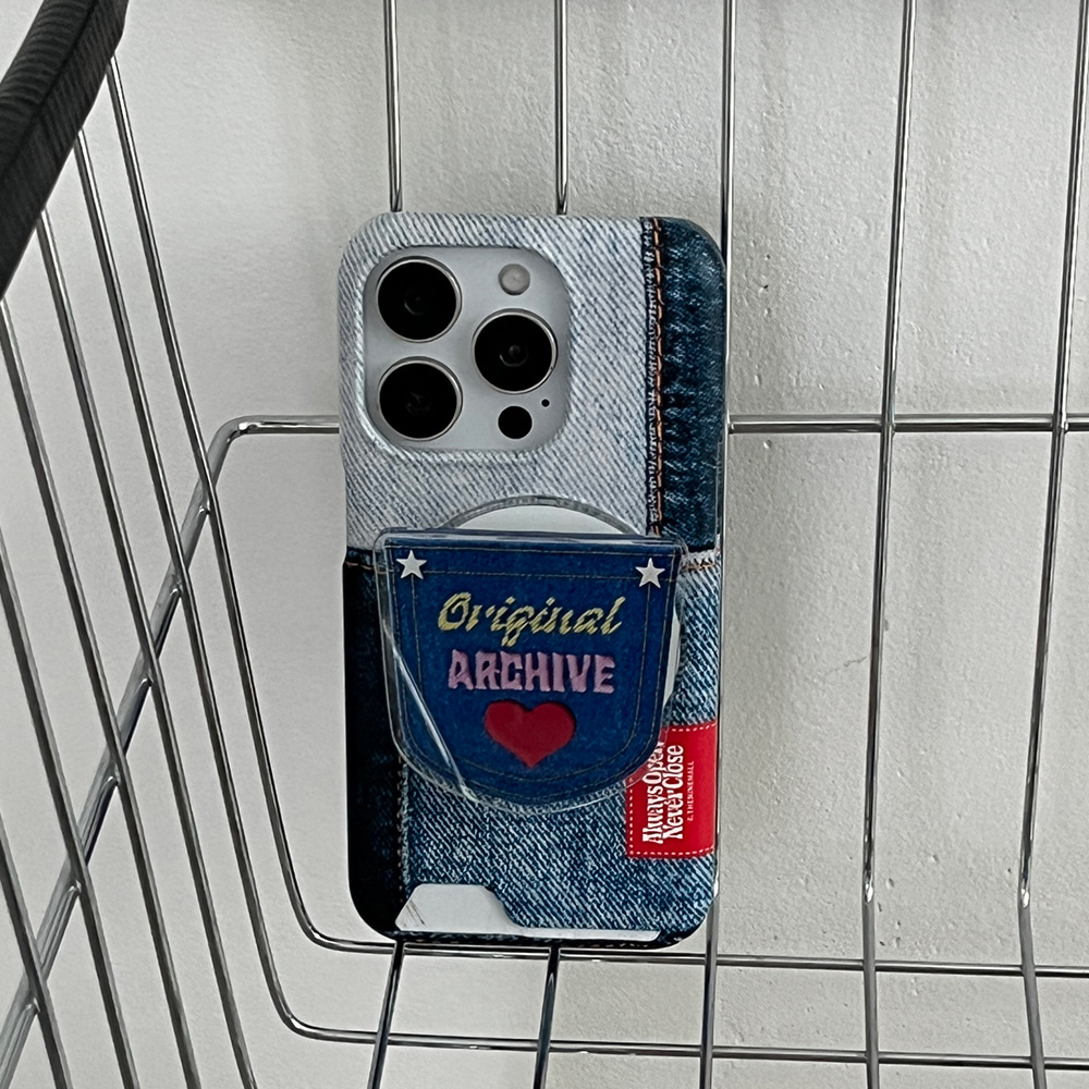 🇰🇷訂購｜THE NINE MALL｜Vintage denim patch label   SET   