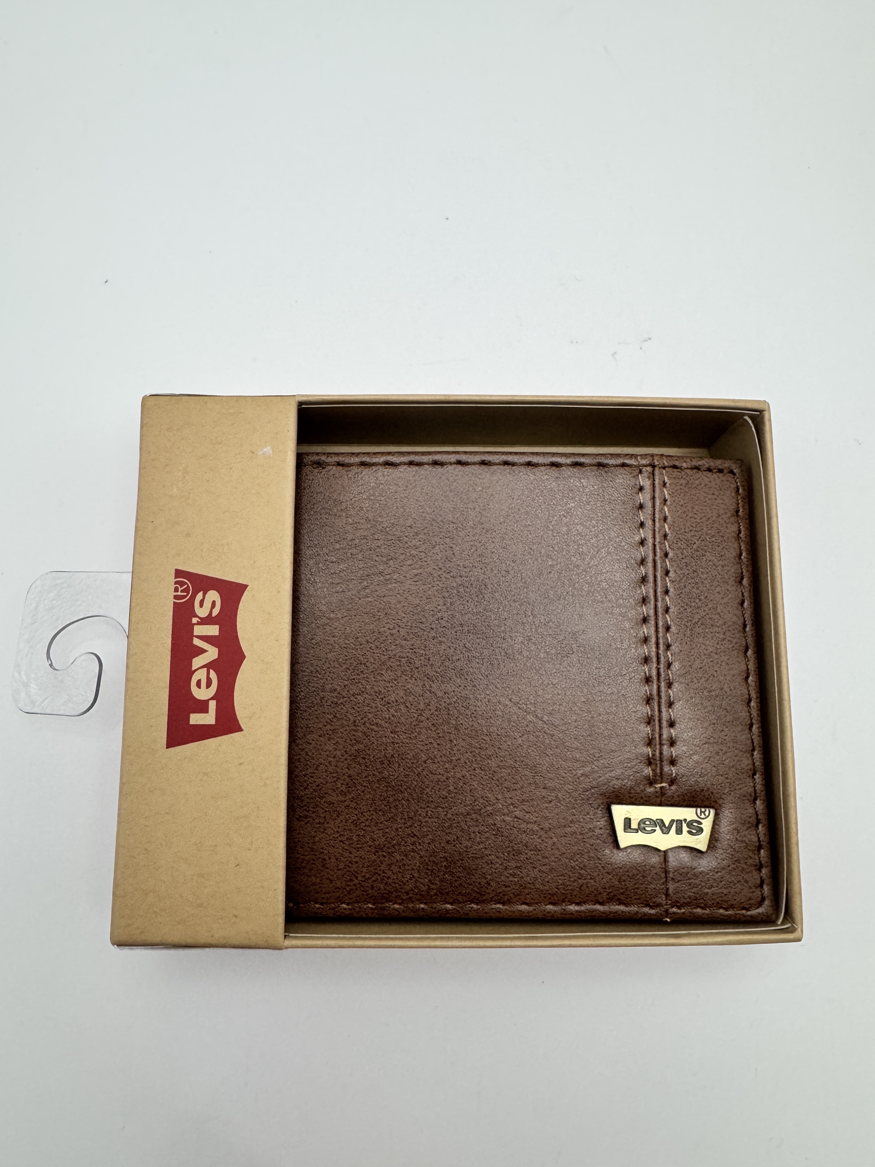 Levi’s 啡色皮銀包(香港現貨）