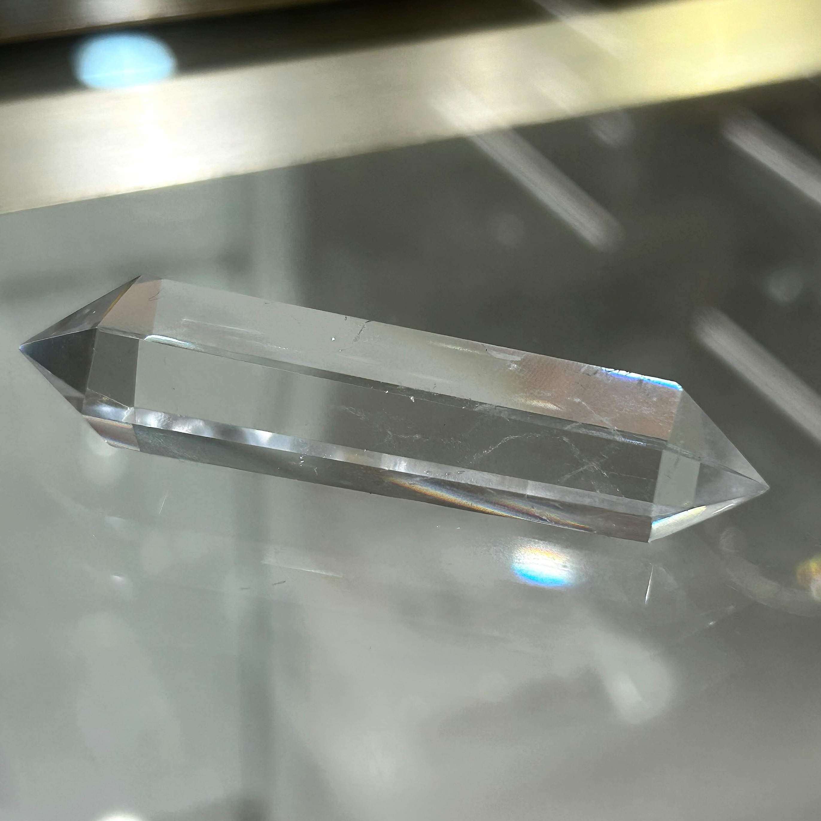 雙尖白水晶