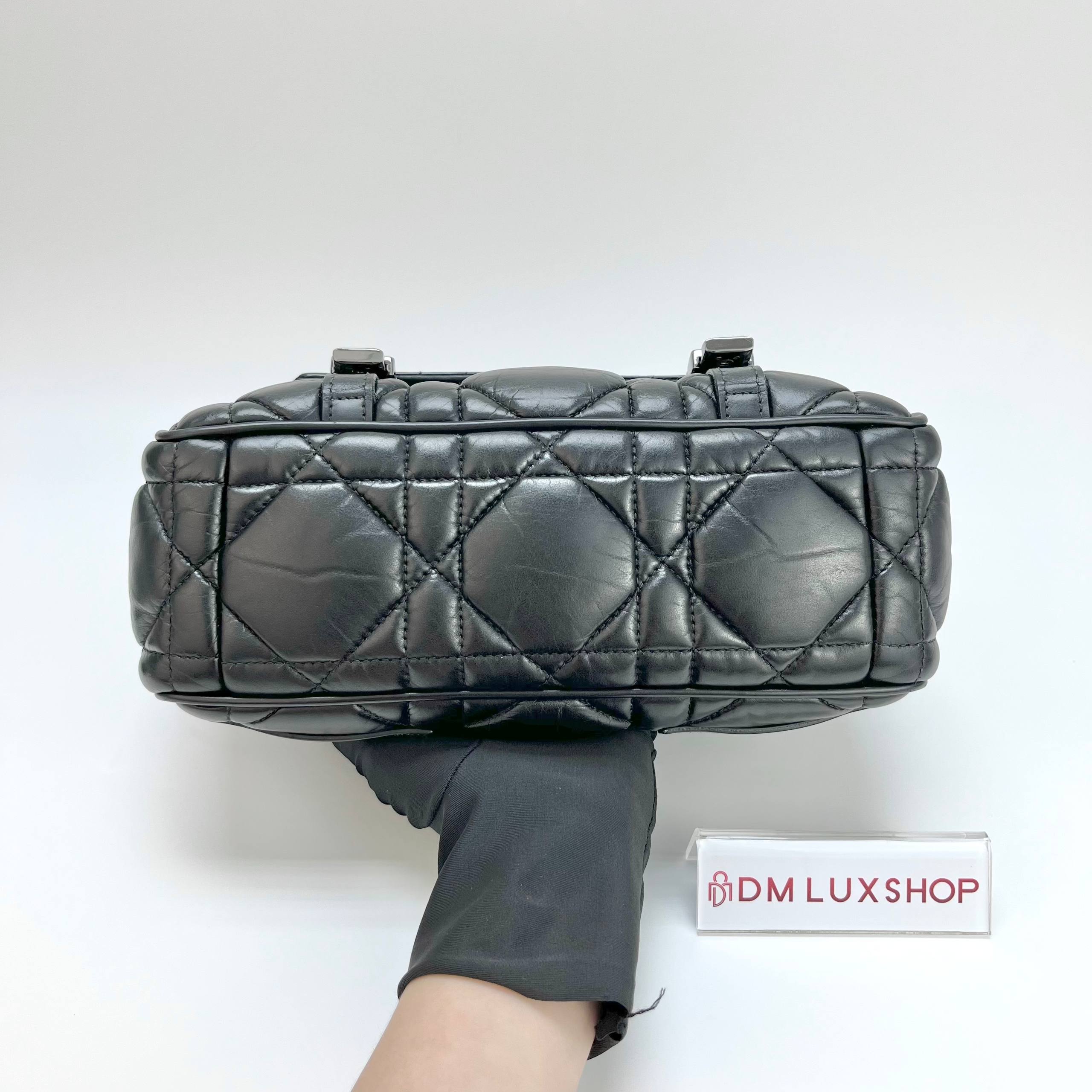 Dior Black Calfskin Diorcamp Messenger Bag