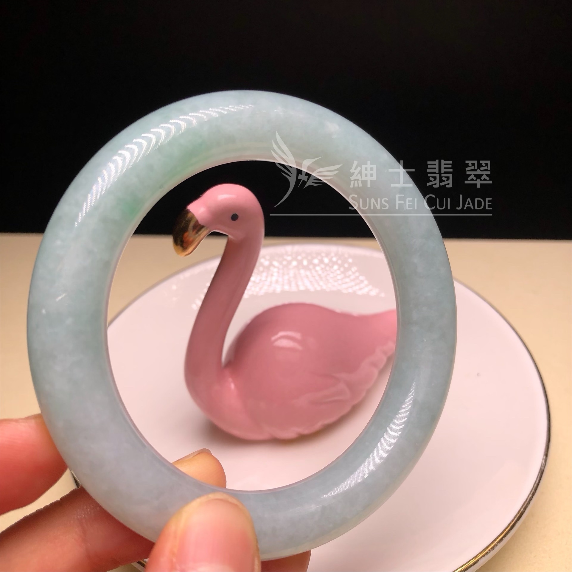 湖水綠圓鐲56.2mm C06225