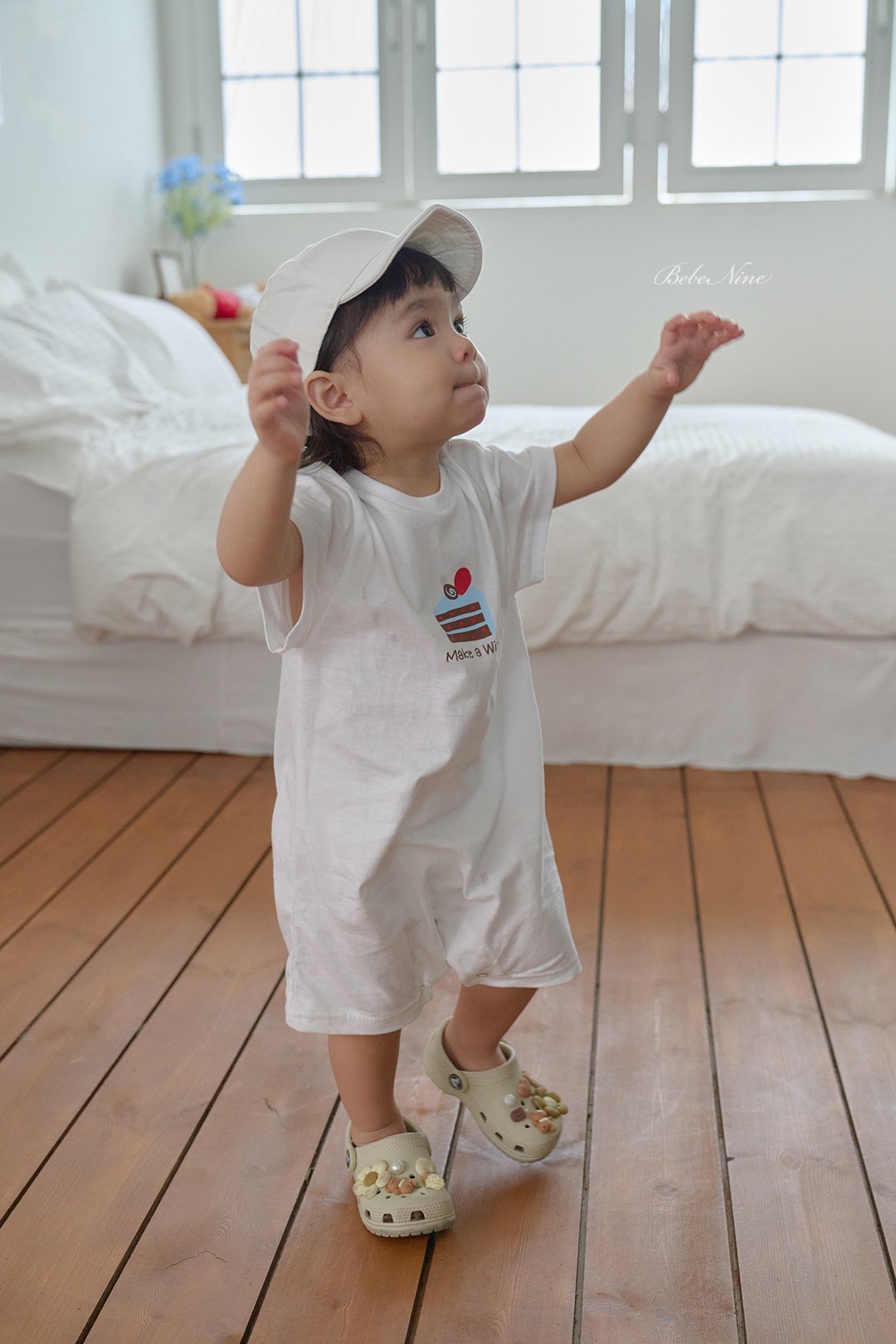 ☀️預訂 韓國直送☀️🇰🇷Bebenine兩色蛋糕印花純棉短袖連身服