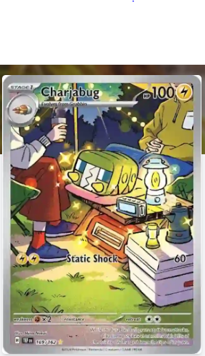 Pokemon TCG Card Game -TEMPERAL FORCE-CHARJABUG-169/162
