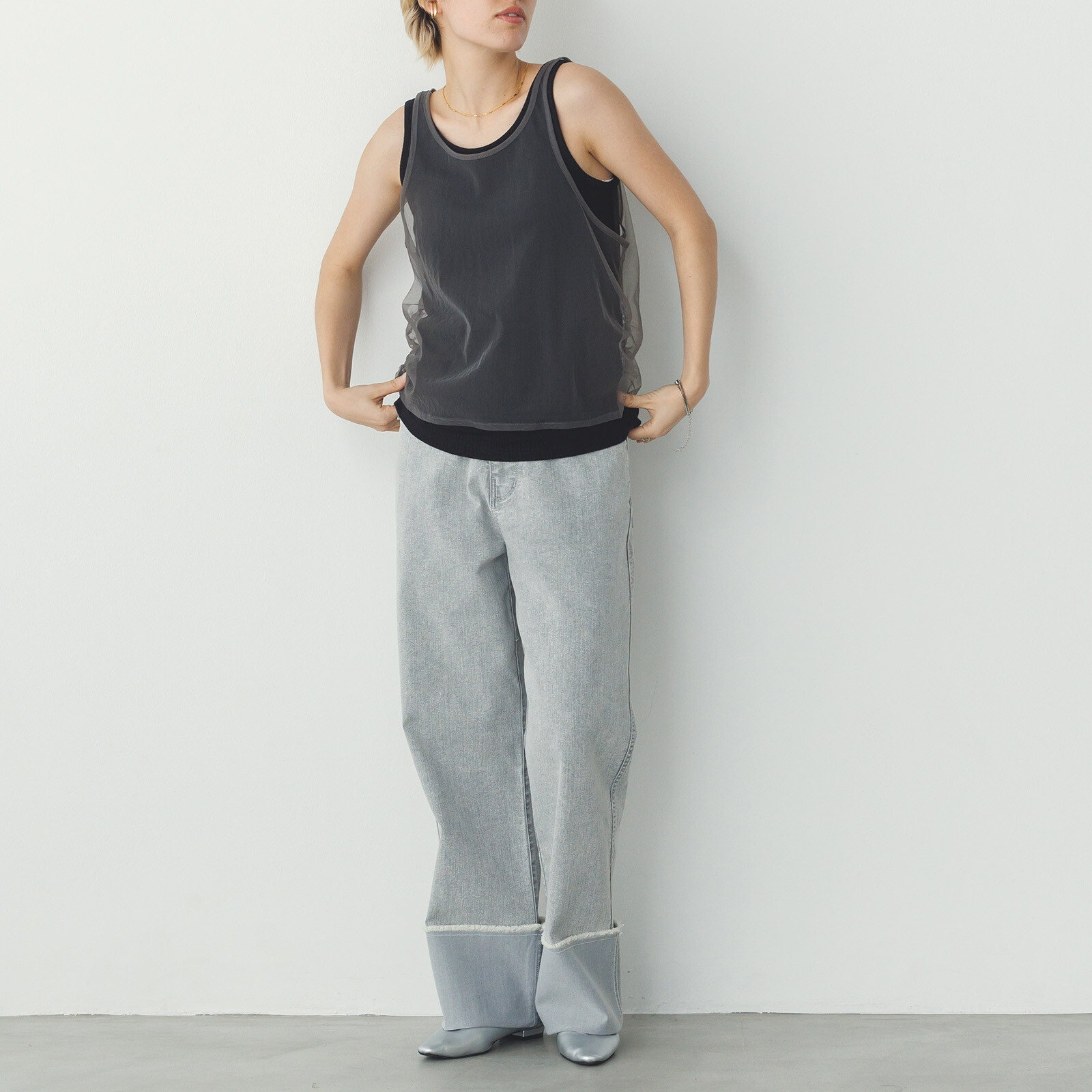 可拆式網紗背心【JT032】