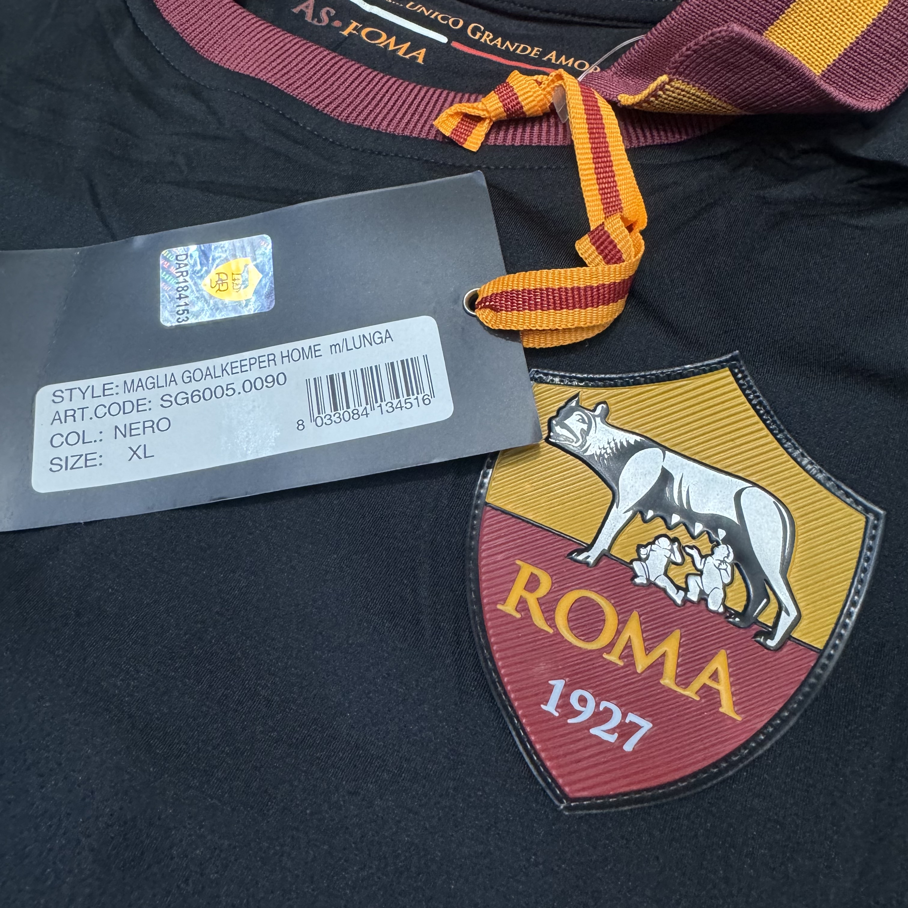 Roma 13/14 player issue gk shirt  #26 De Sanctis (bnwt)