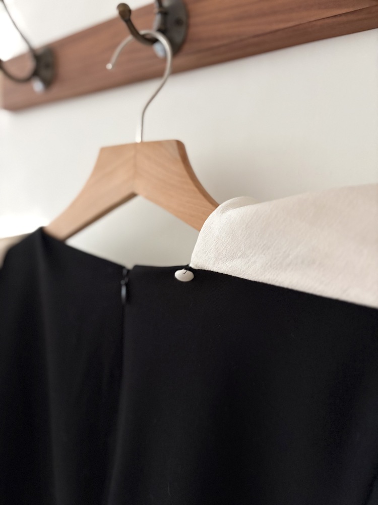 Therese Scarf Dress (Black)