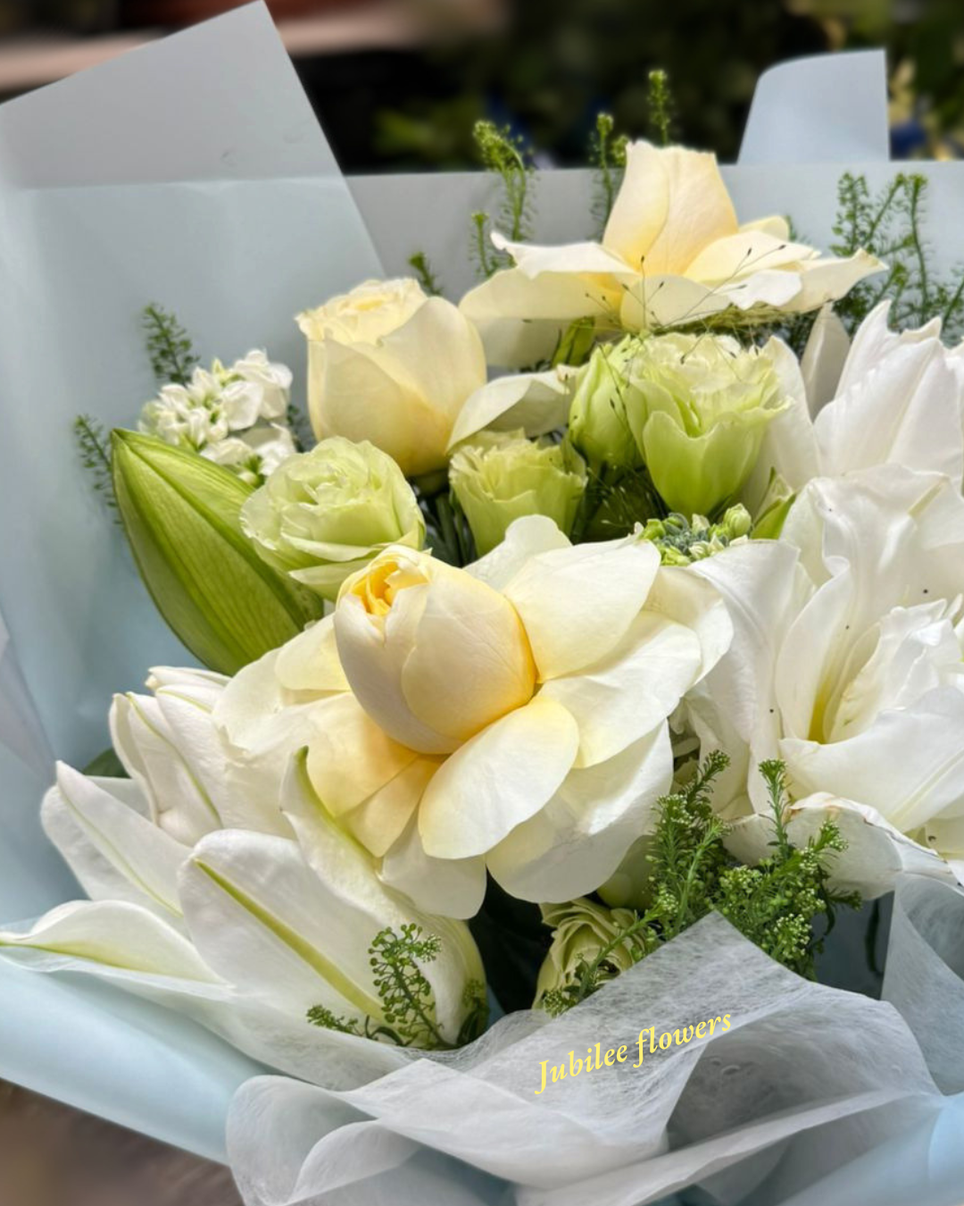 玫瑰・百合花束