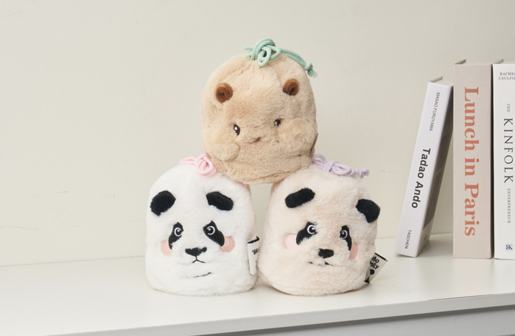 📦訂購 韓國代購 愛寶樂園 Everland Bao Family 寶家族 睿寶輝寶 Ruibao & Huibao 索繩收納袋