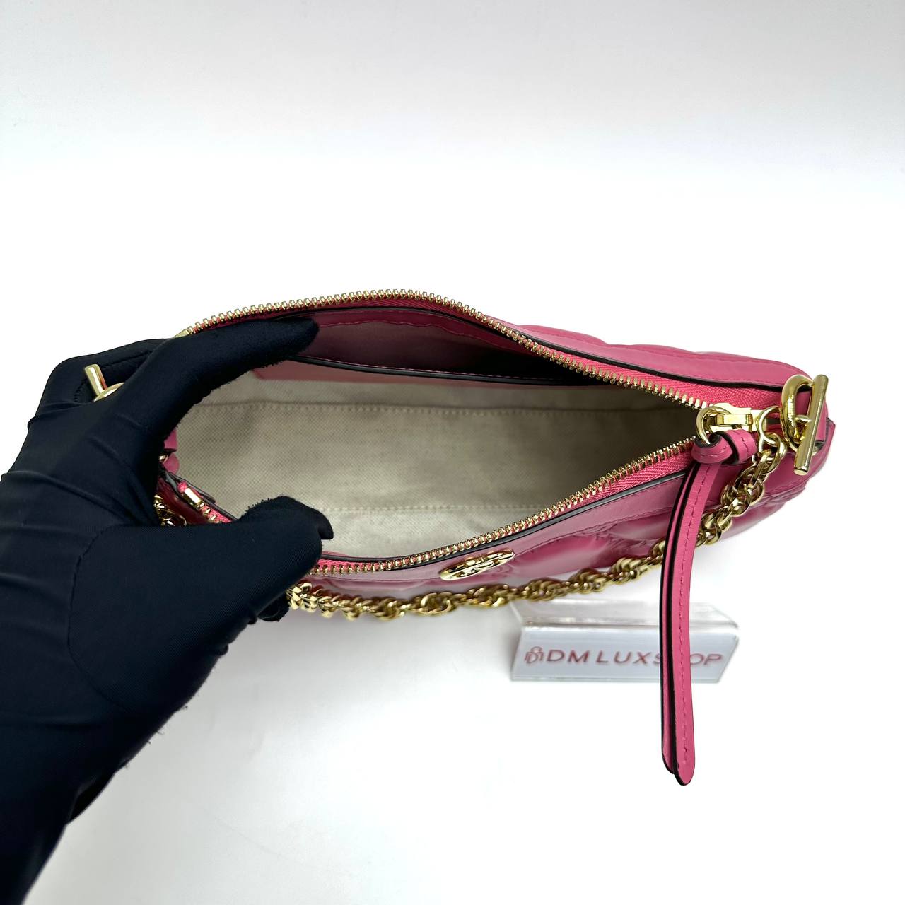 Gucci Pink Shoulder Bag GHW