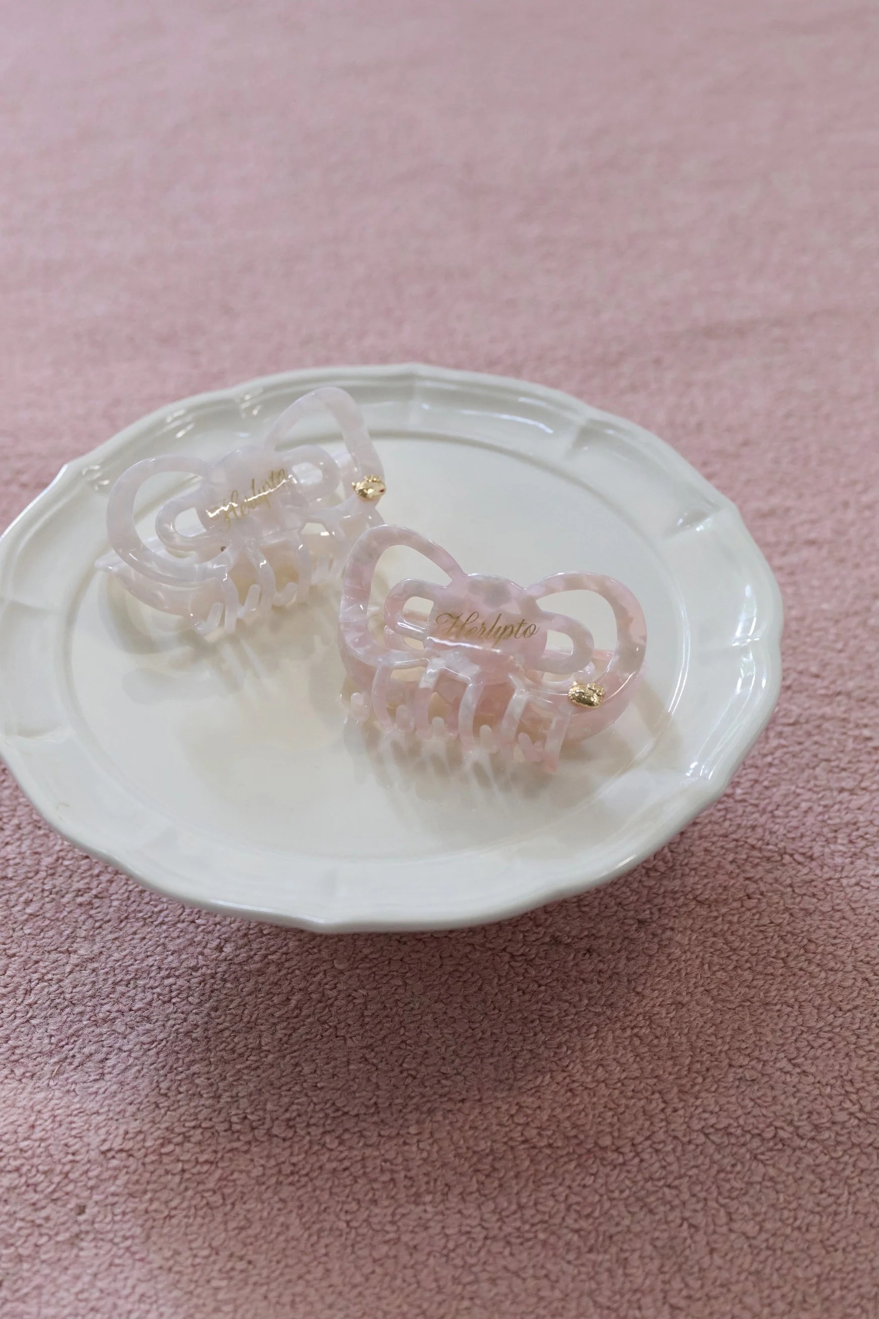 🎀【預訂】Her lip to × Kitty Ribbon Hair Clip R