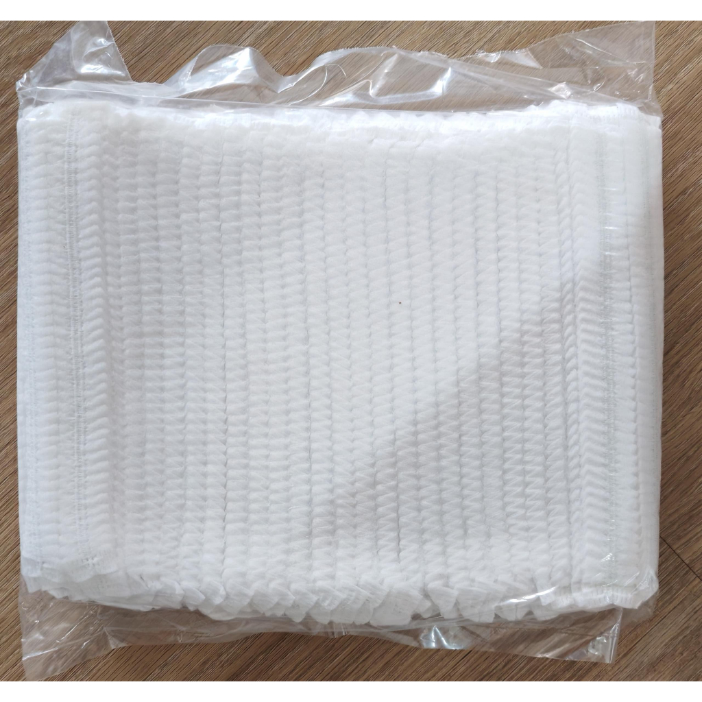 24" & 21" long Double Elastic String Disposable Hair net / Mop Cap / hair cap non-woven 100pcs per packet
