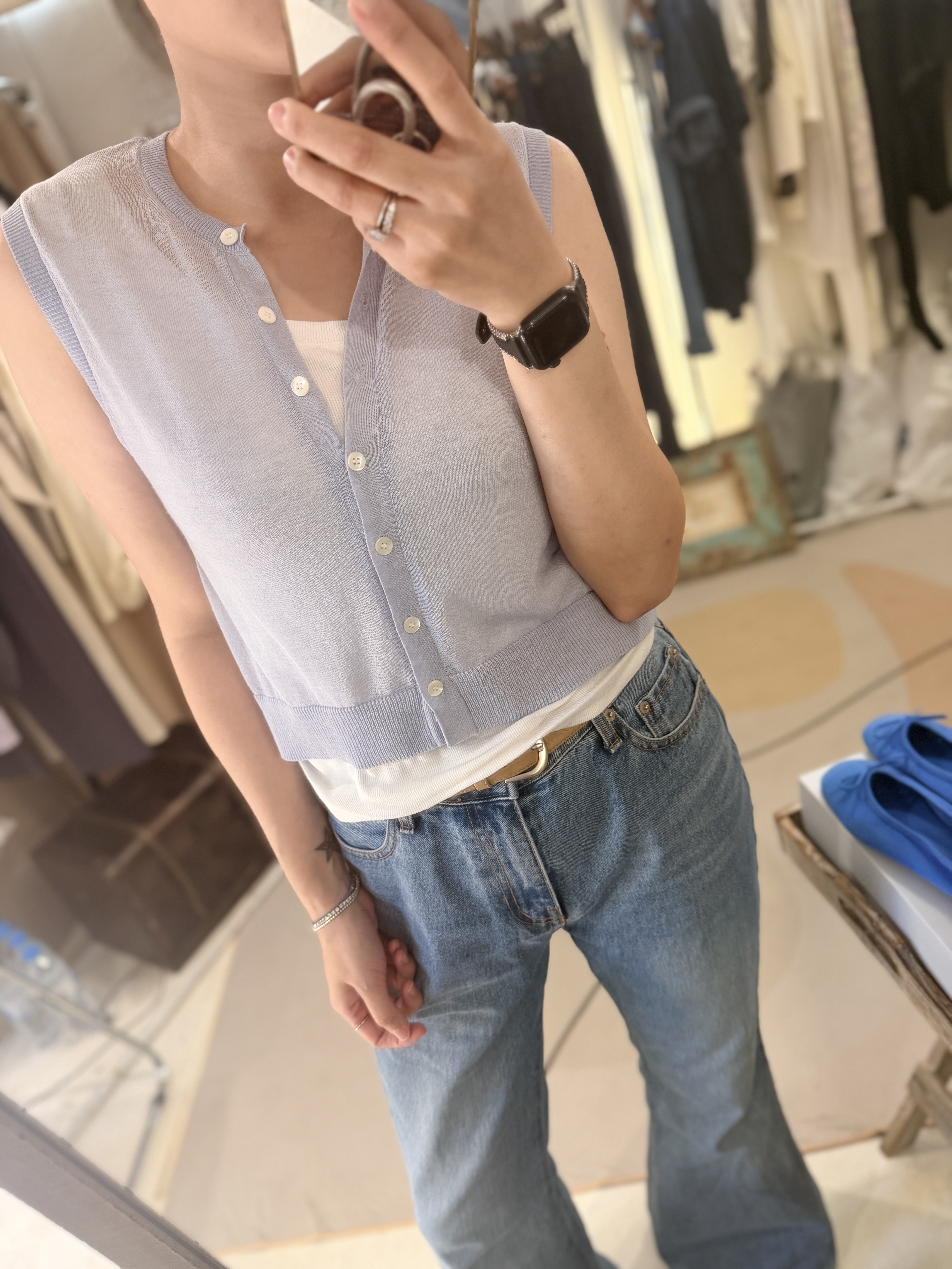 Light vest cardigan 