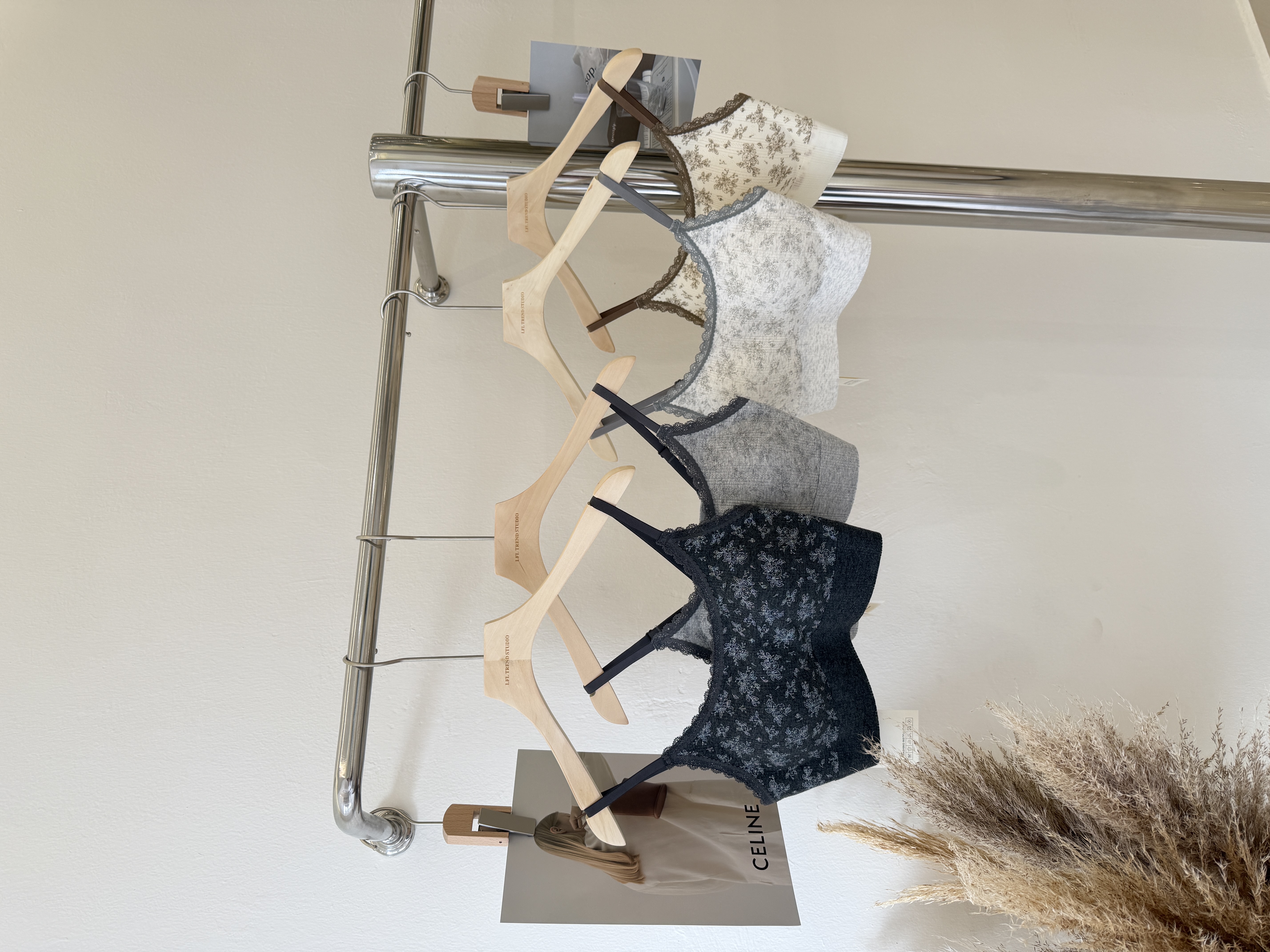 6630 纯欲田园碎花蕾丝吊带