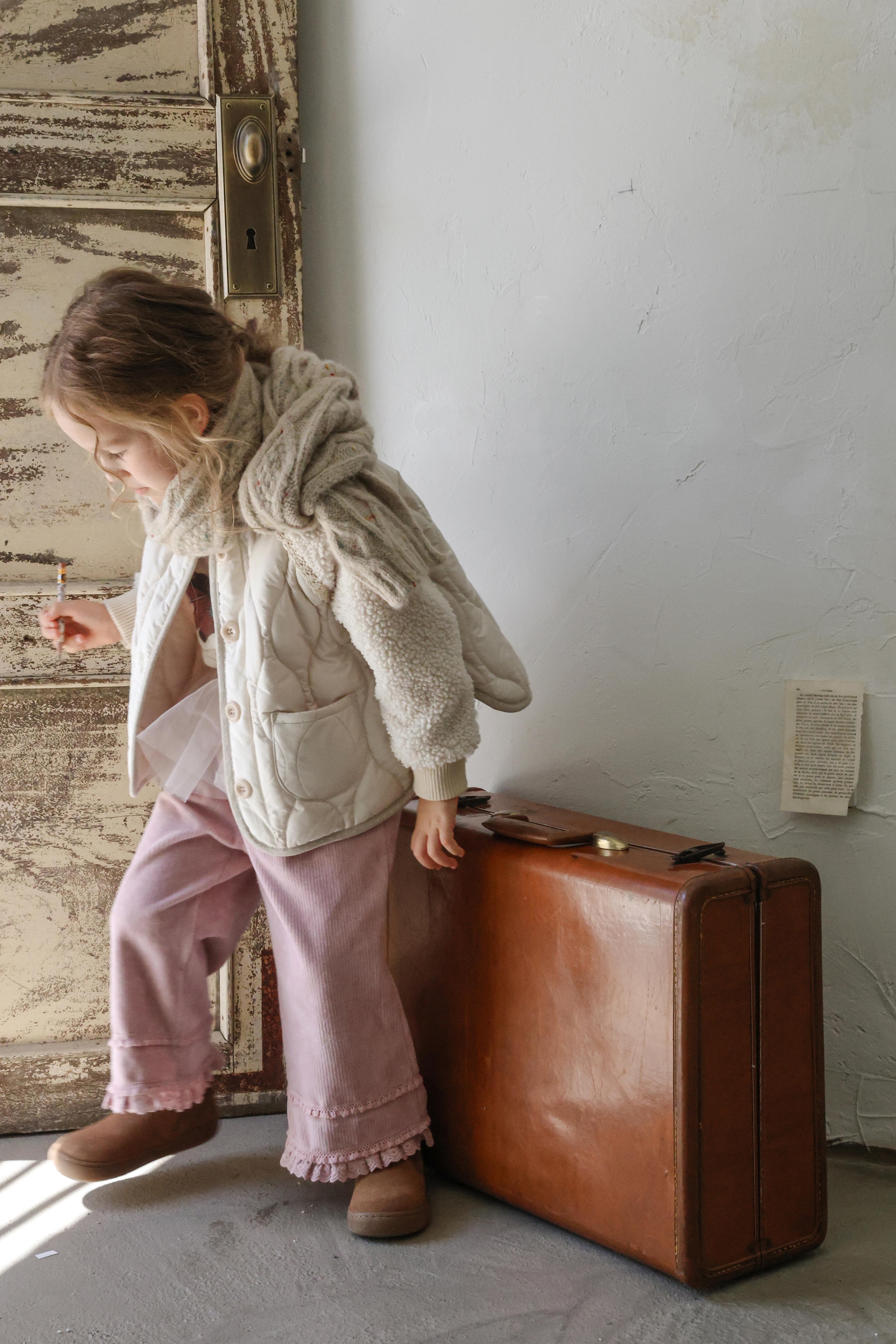 FLO | Noel quilted jumper Beige