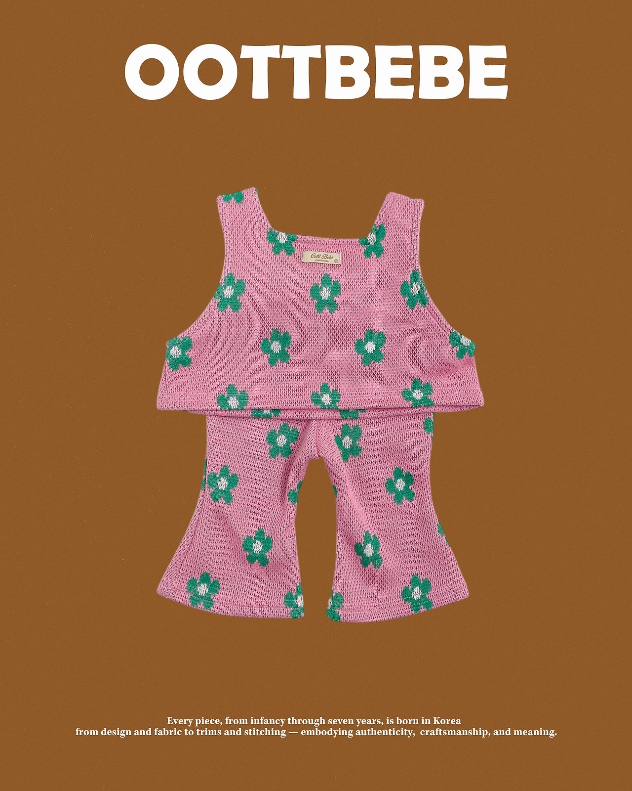 OOTT | Flower knit set