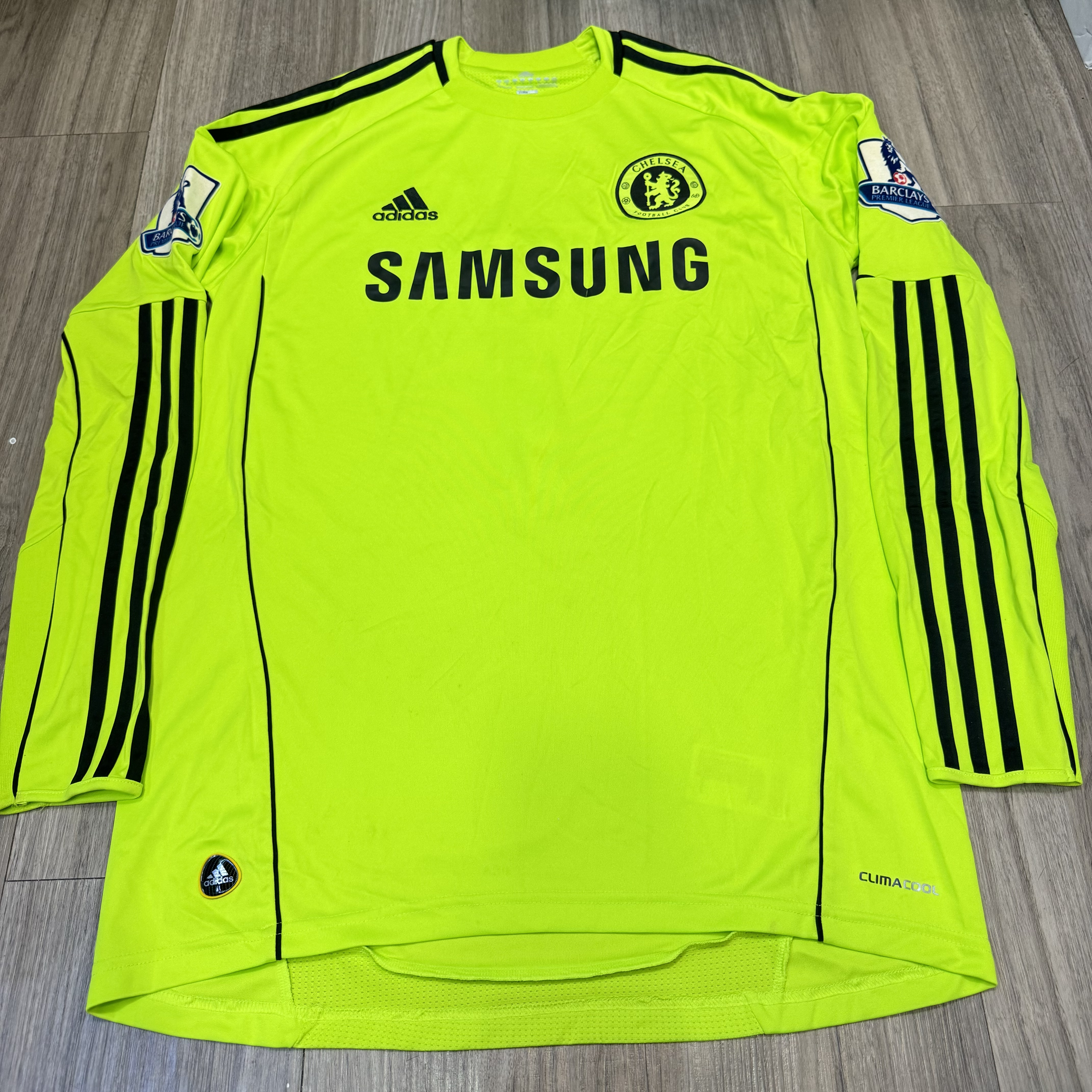 Chelsea 10/11 goalkeeper gk shirt #1 Cech 