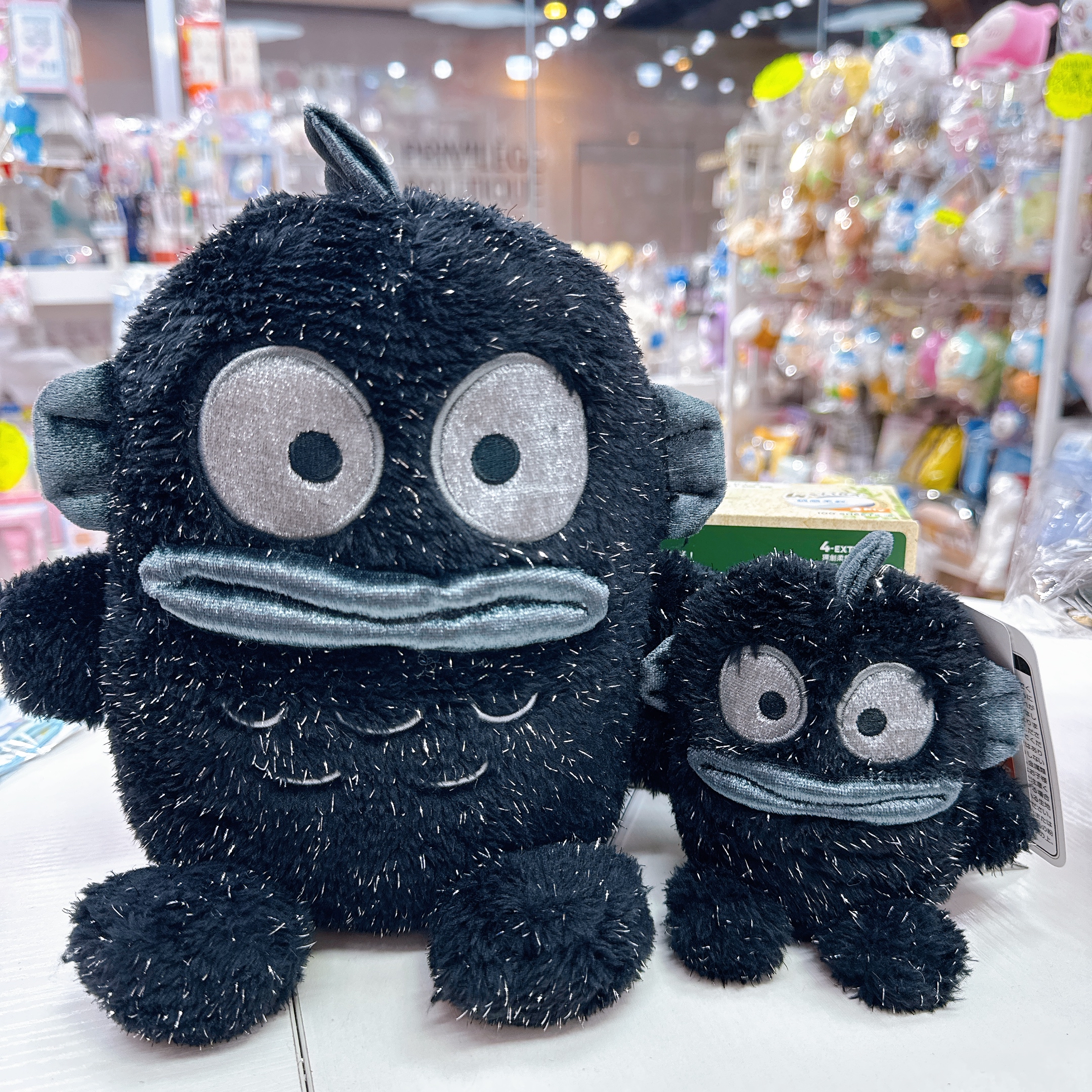 日本直送日本版黑色水怪公仔/掛飾