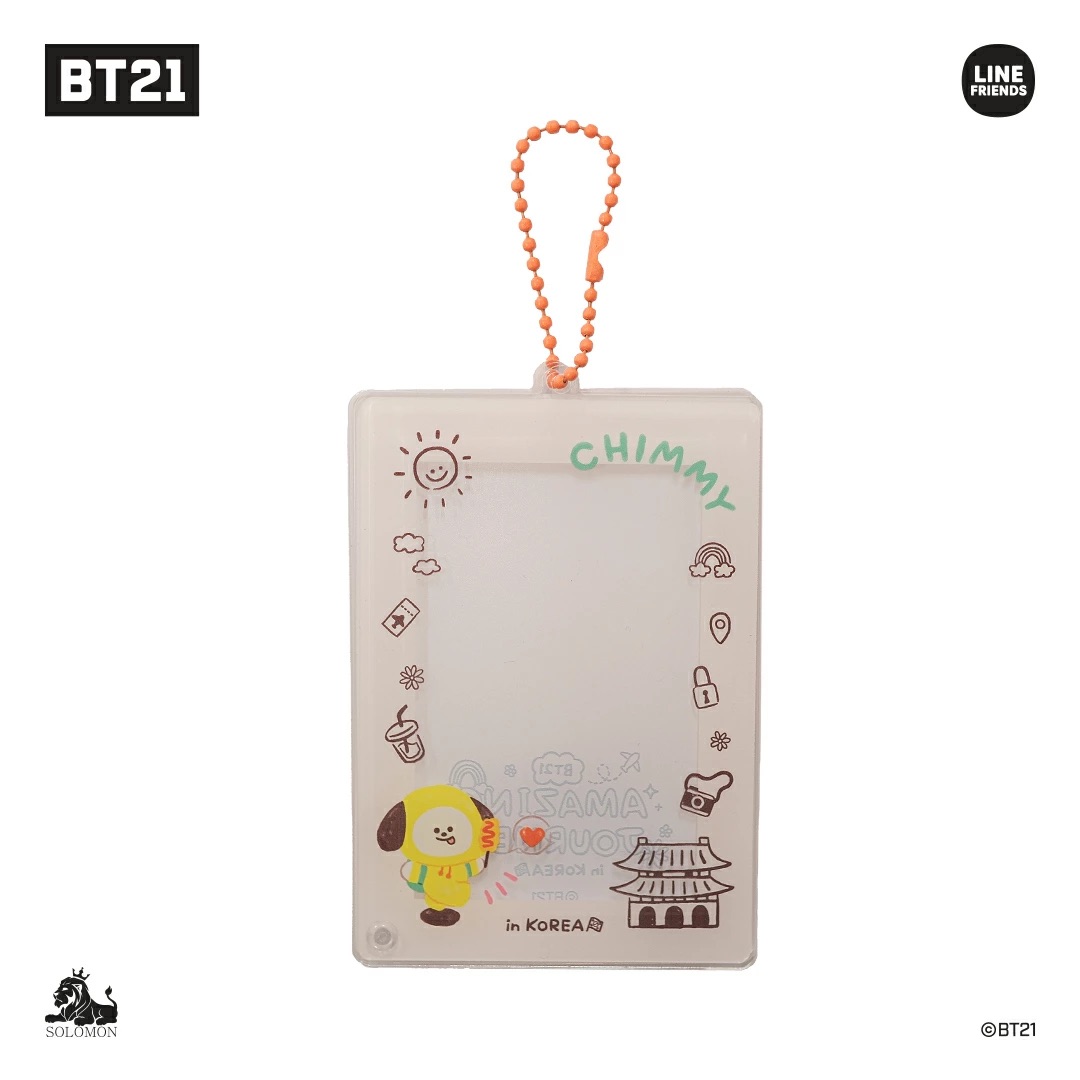 📦訂購 日本限定 Line Friends BT21 ACRYLIC PHOTO CARD HOLDER 照片鎖匙扣