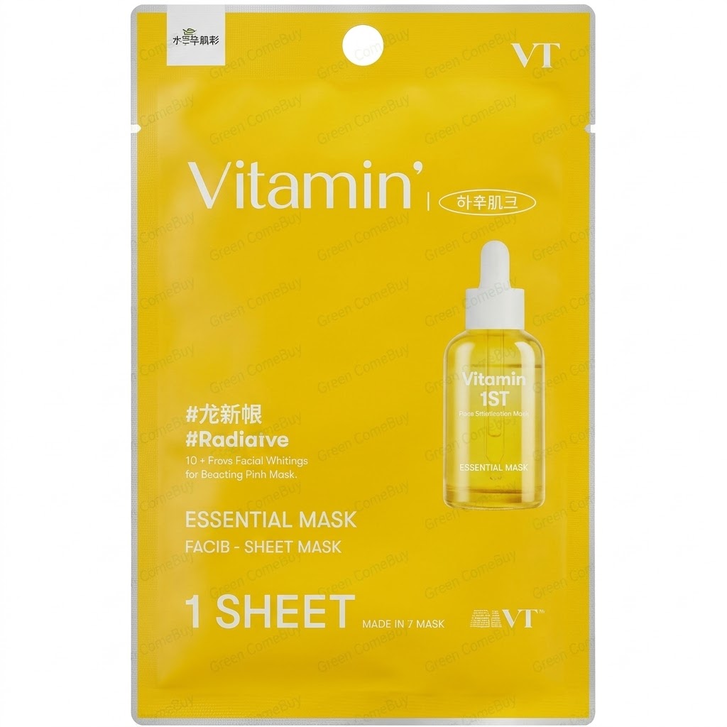VT Essential Mask 維他命 光彩感面膜 單片裝