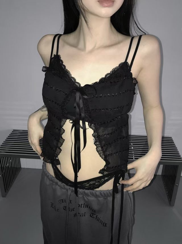 韓國Lacy背心綁帶外搭