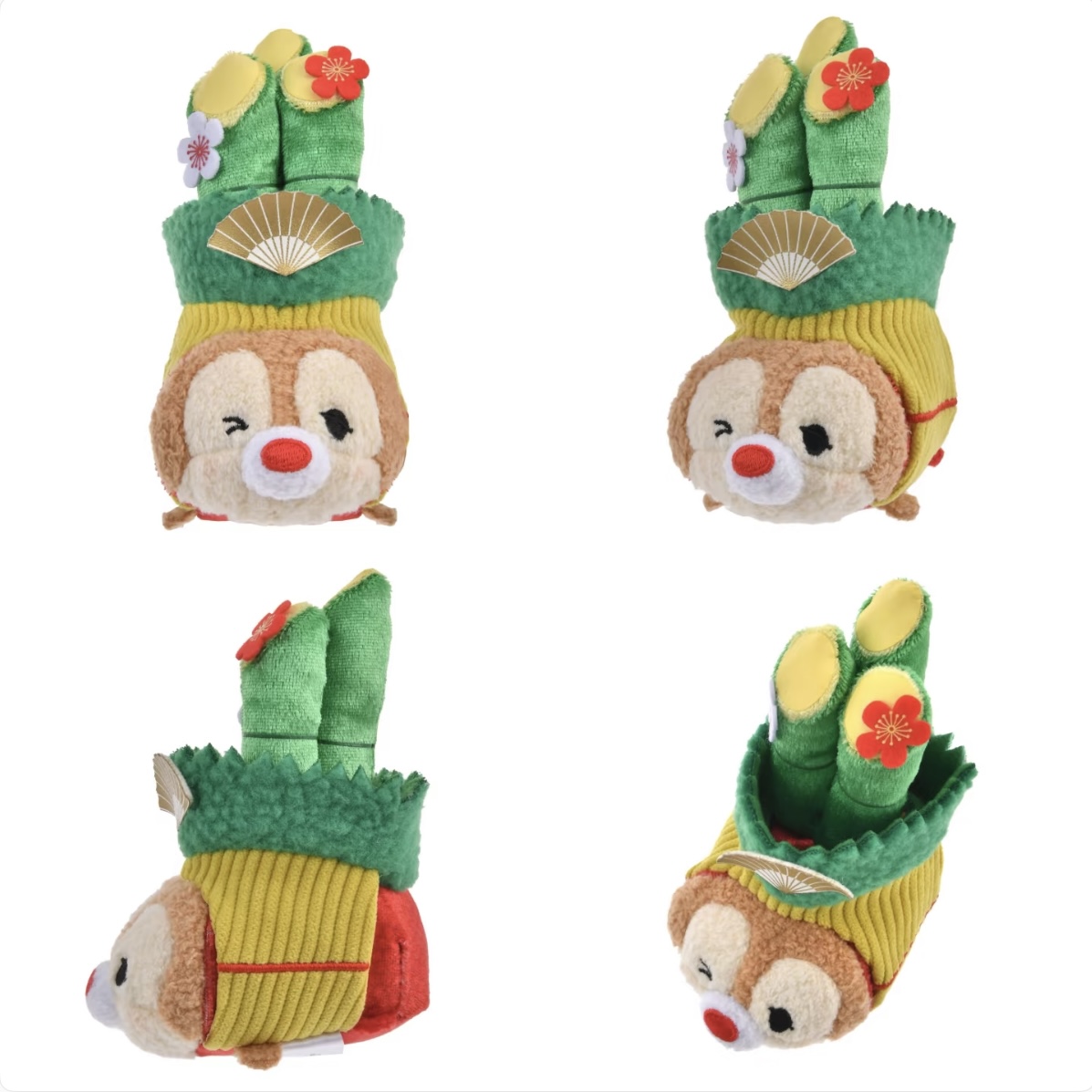 Disney Tsum Tsum Plush Toy Chip & Dale Mini New Year