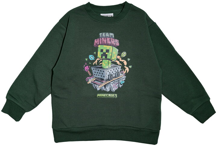 <🌟訂購🌟>Minecraft薄毛底長袖衫