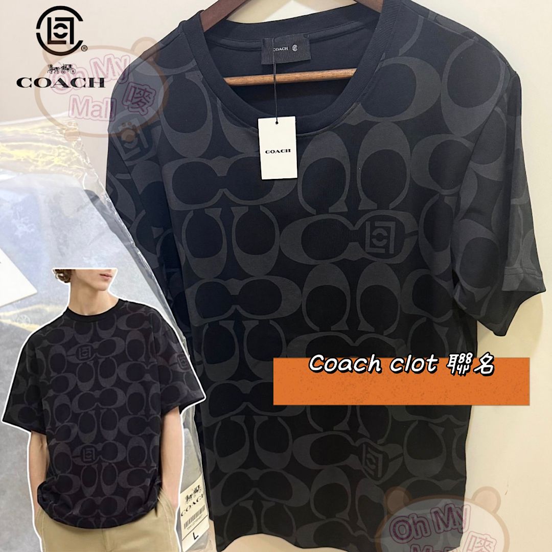 🟥BB00372🟥SS26款 Coach Clot 聯名 短袖衫