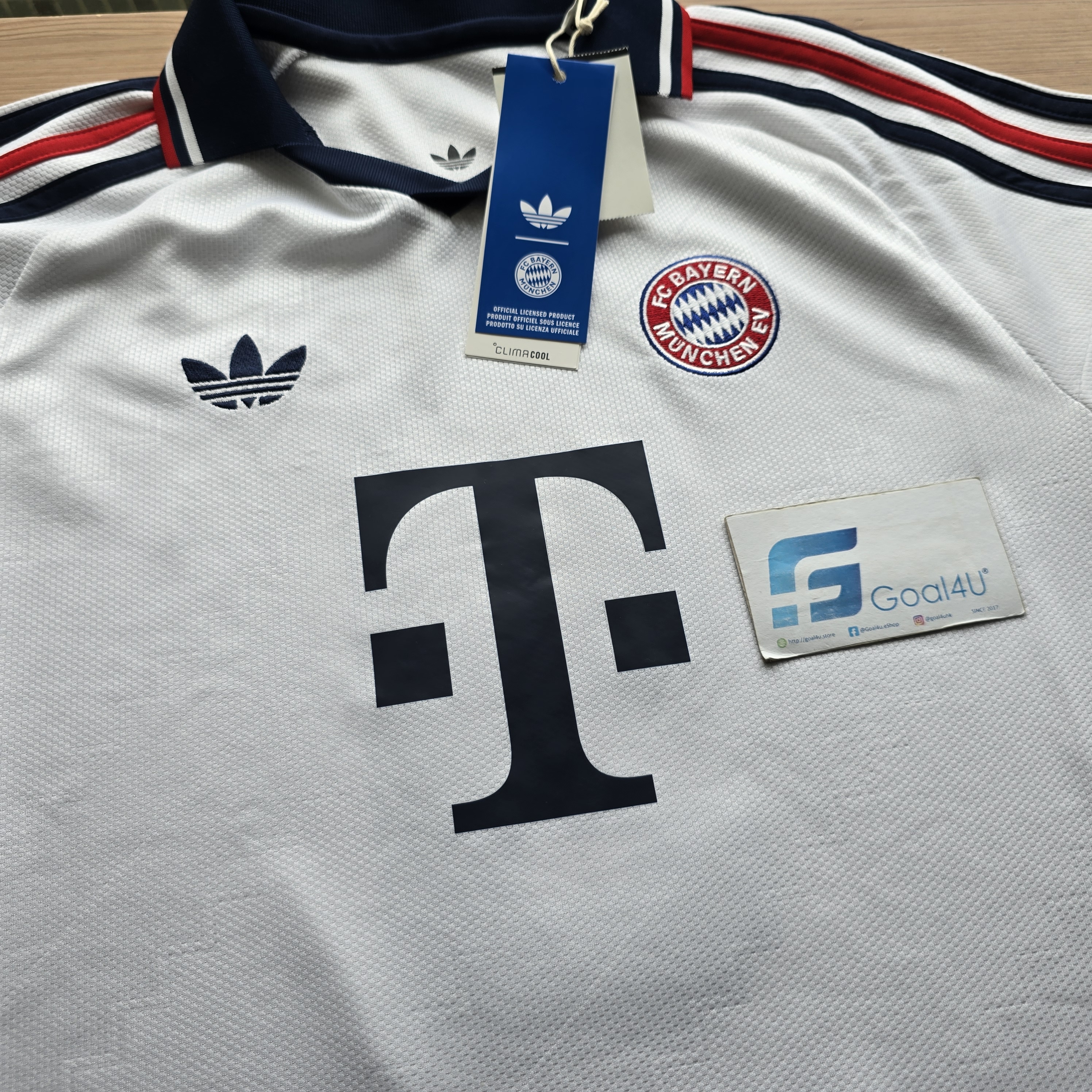 Adidas Bayern Munich 拜仁慕尼黑 2026-27 作客童裝球衣 (可加印字) JZ3097