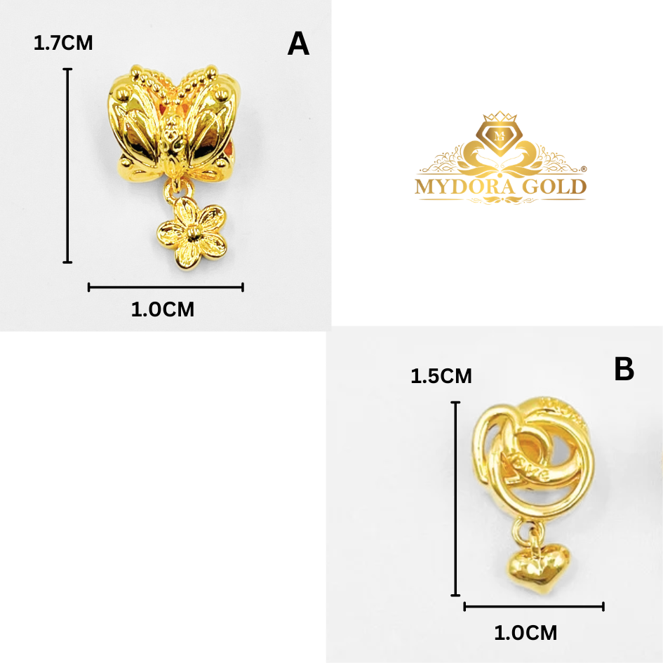 MYDORA Bead Sweet Blooms Gantung Series (5G) l EMAS 916/22K