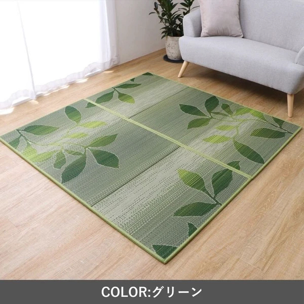 日本IKEHIKO葉子燈心草(藺草)地墊