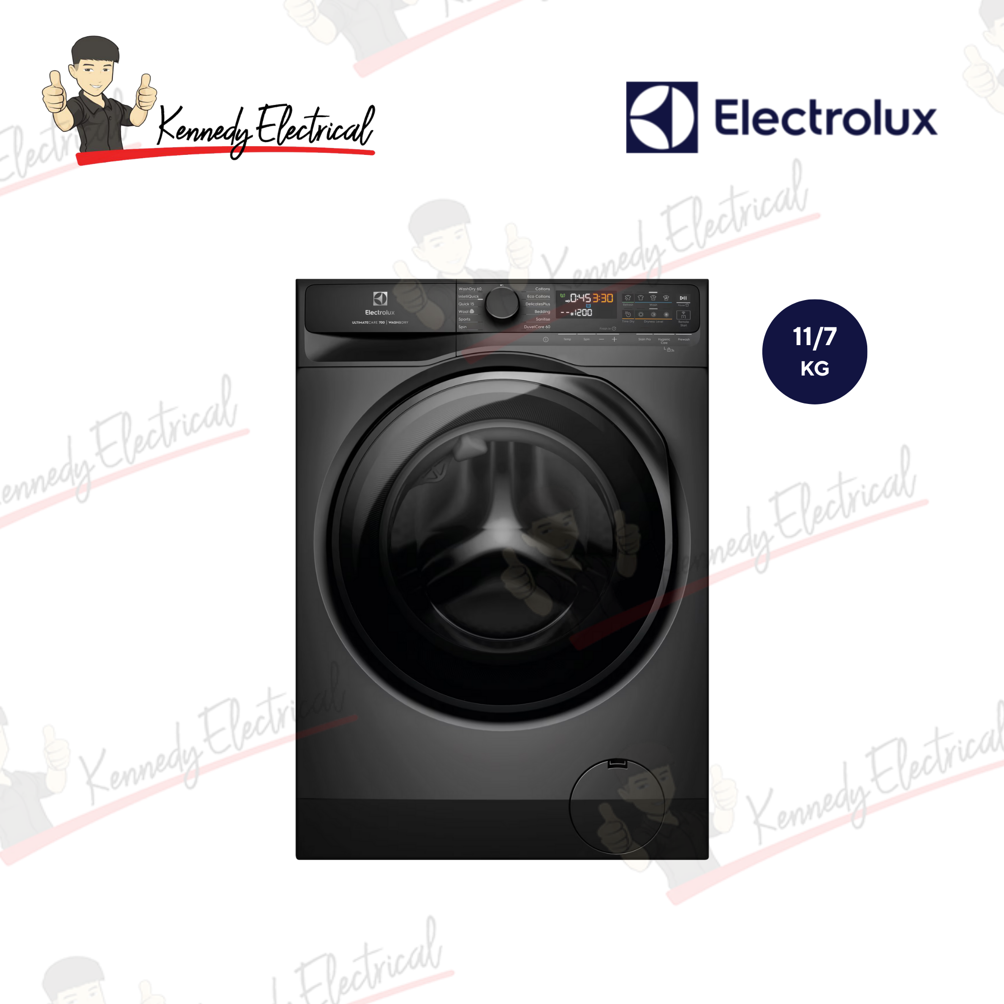 Electrolux 11kg/7kg UltimateCare 700 Front Load Washer Dryer (EWW1143R7SC)