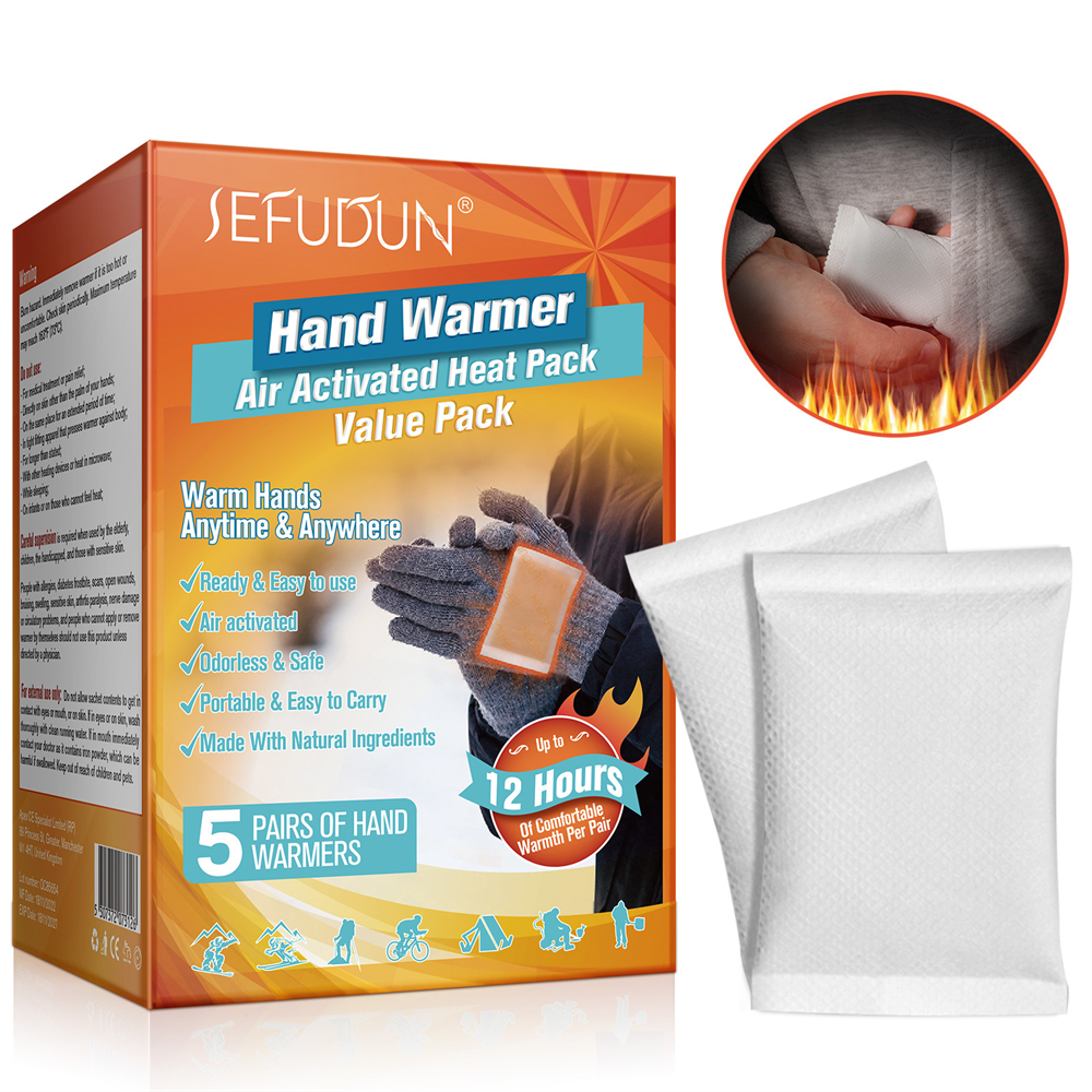SEFUDUN 冬季暖腳貼 暖寶寶 持續自發性熱暖包 足貼 室內 戶外 旅行 滑雪 暖身貼 ［平行進口］ HK1482